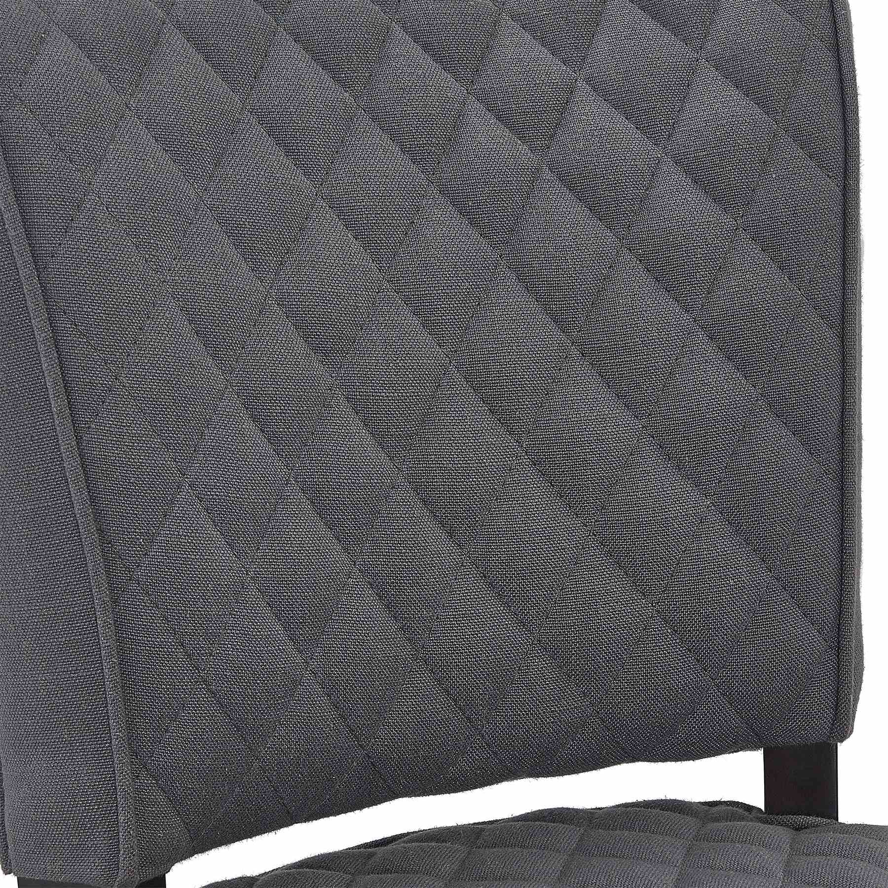 Gia 30" Bar Height Swivel Gray Fabric and Espresso Wood Bar Stool - Image 7