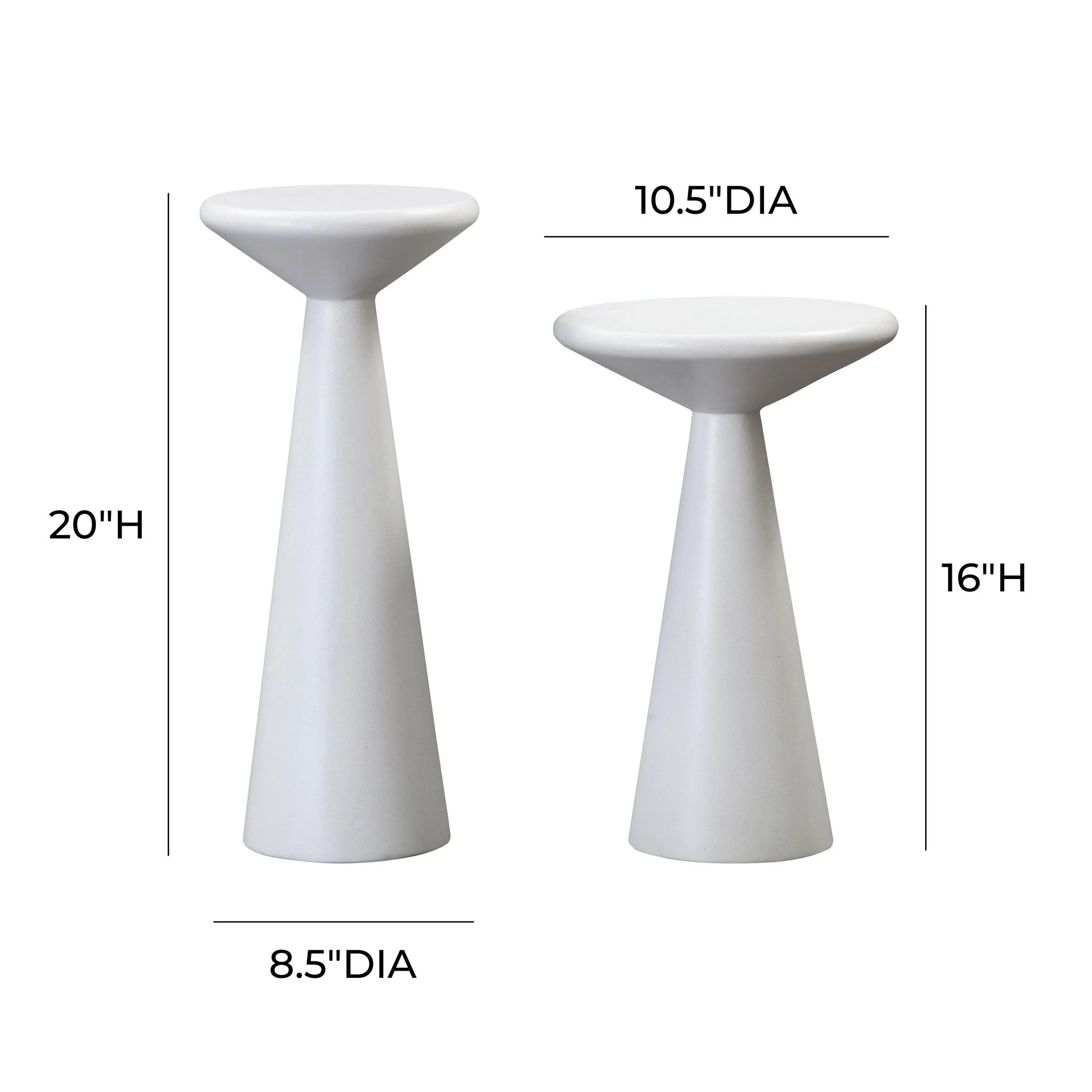 Gianna Concrete Accent Tables - Set of 2 - Image 6