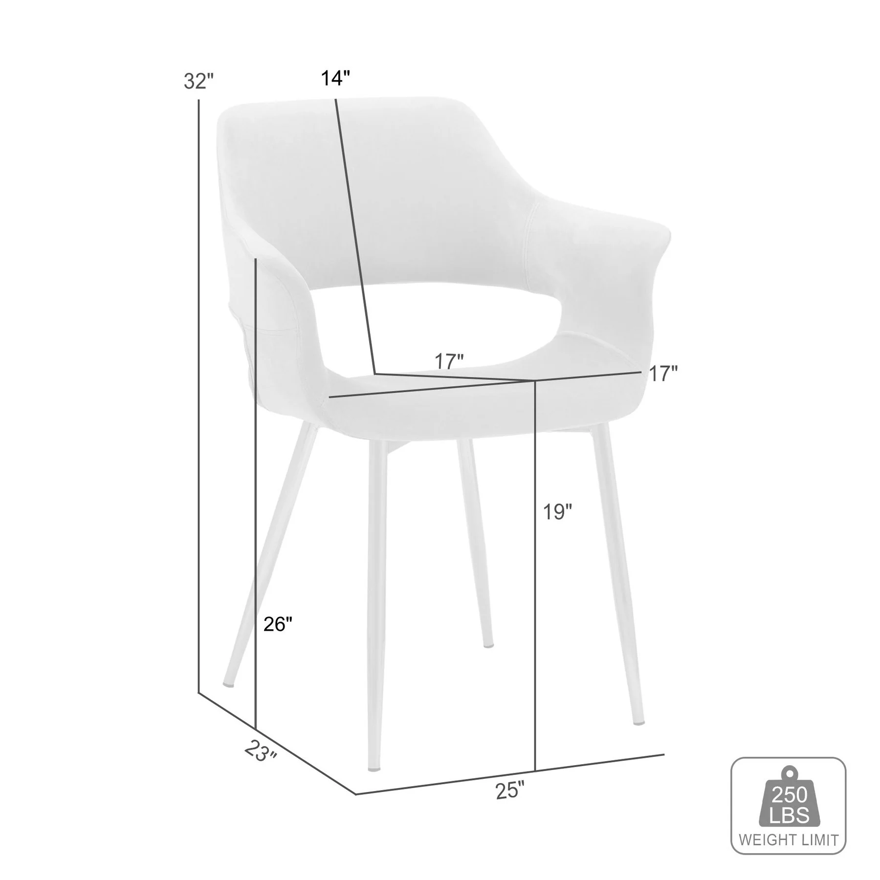 Gigi Blue Velvet Dining Room Chair with Gold Metal Legs - Set of 2 - Image 9