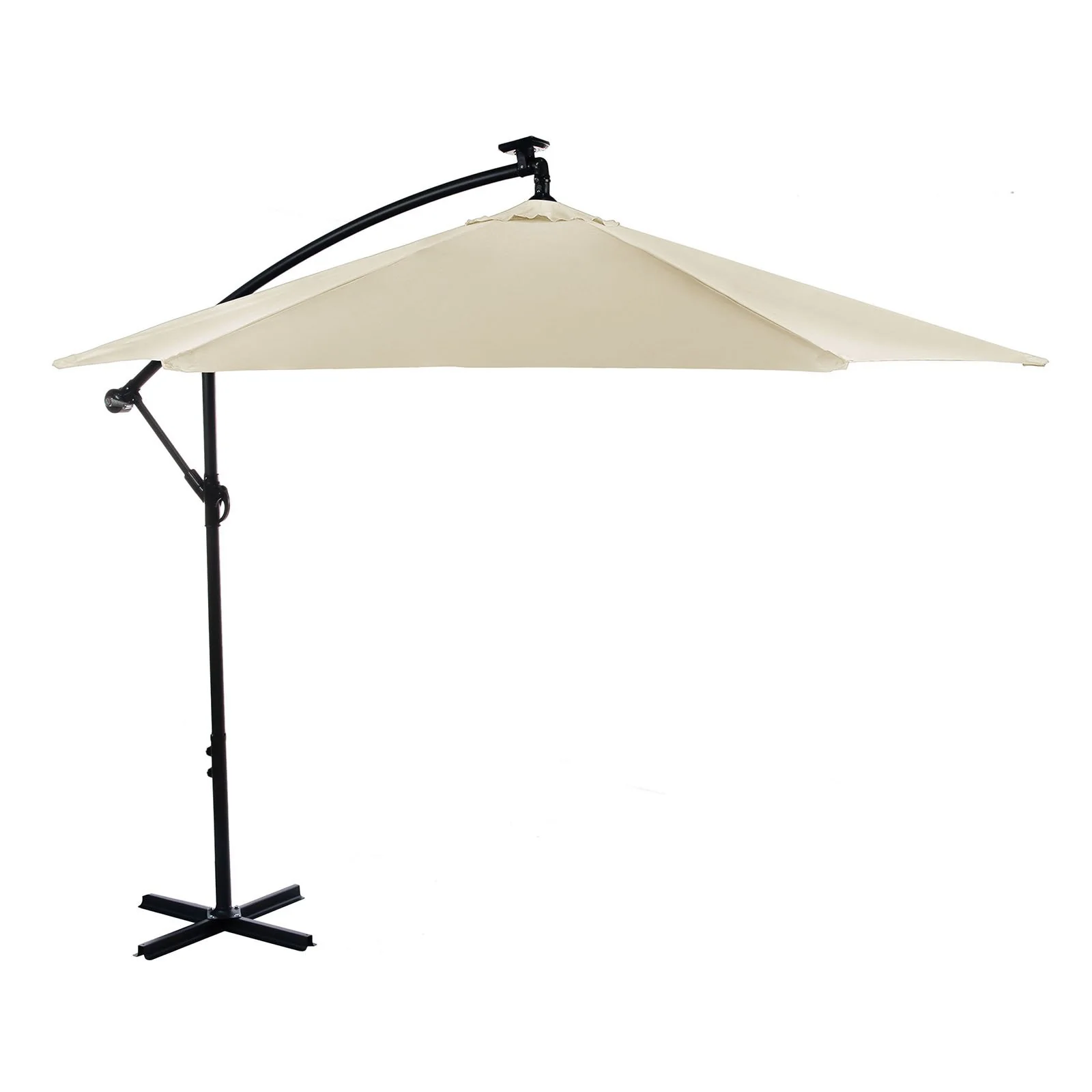 Glam Cantilever Umbrella w/ LED, Canvas Stone - Image 3