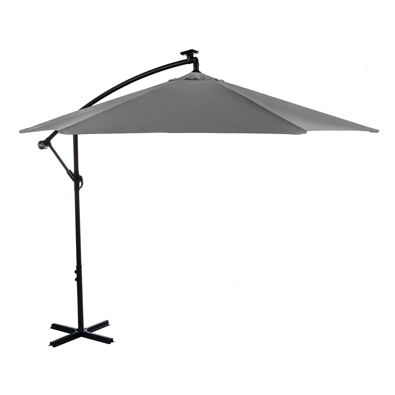 Glam Cantilever Umbrella w/ LED, Graphite - Image 2