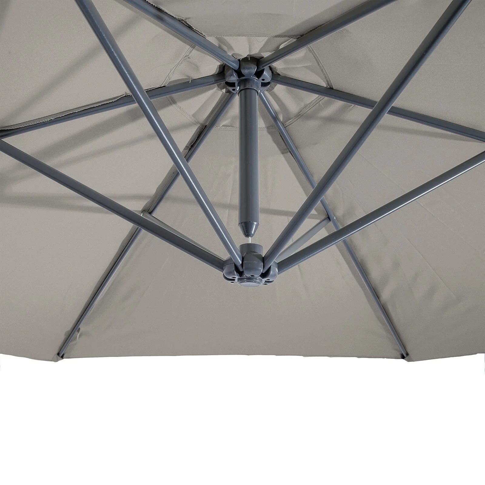 Glam Cantilever Umbrella w/ LED, Graphite - Image 5