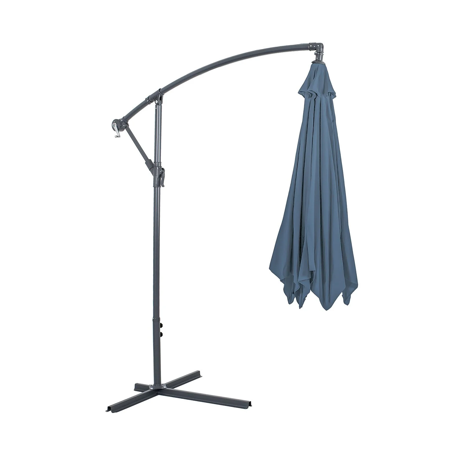 Glam Cantilever Umbrella w/ LED, Light Sapphire - Image 4