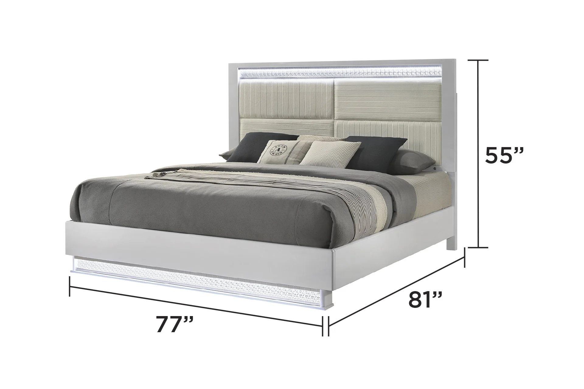Glam King 5PC Bedroom Set - Image 4