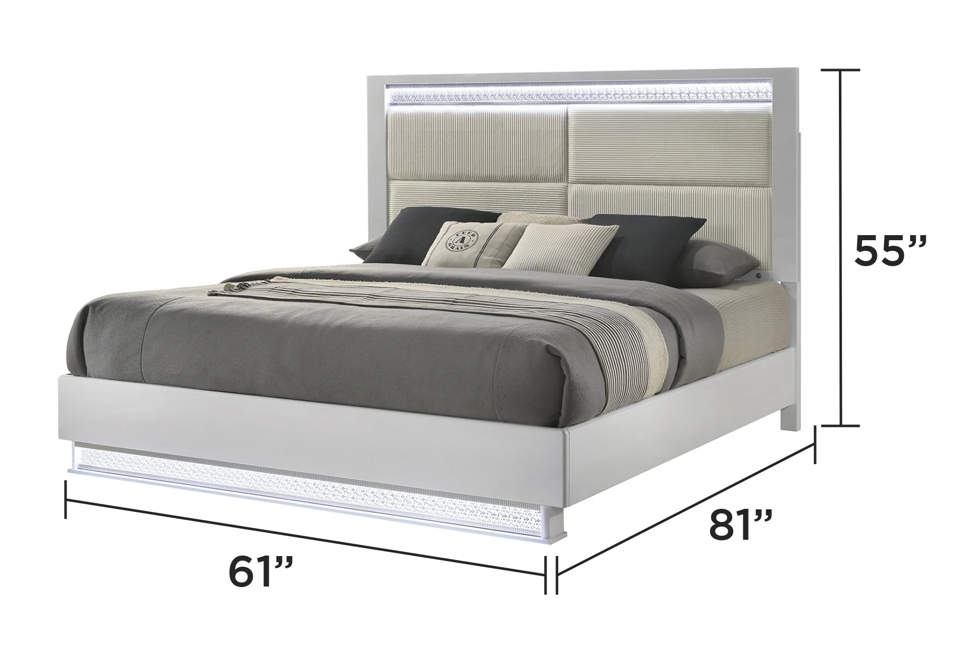 Glam Queen 5PC Bedroom Set - Image 4