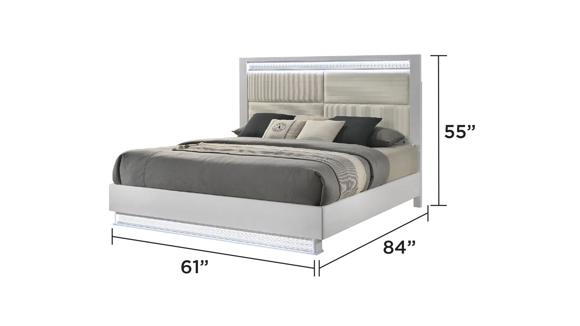 Glam Queen Bed - Image 4