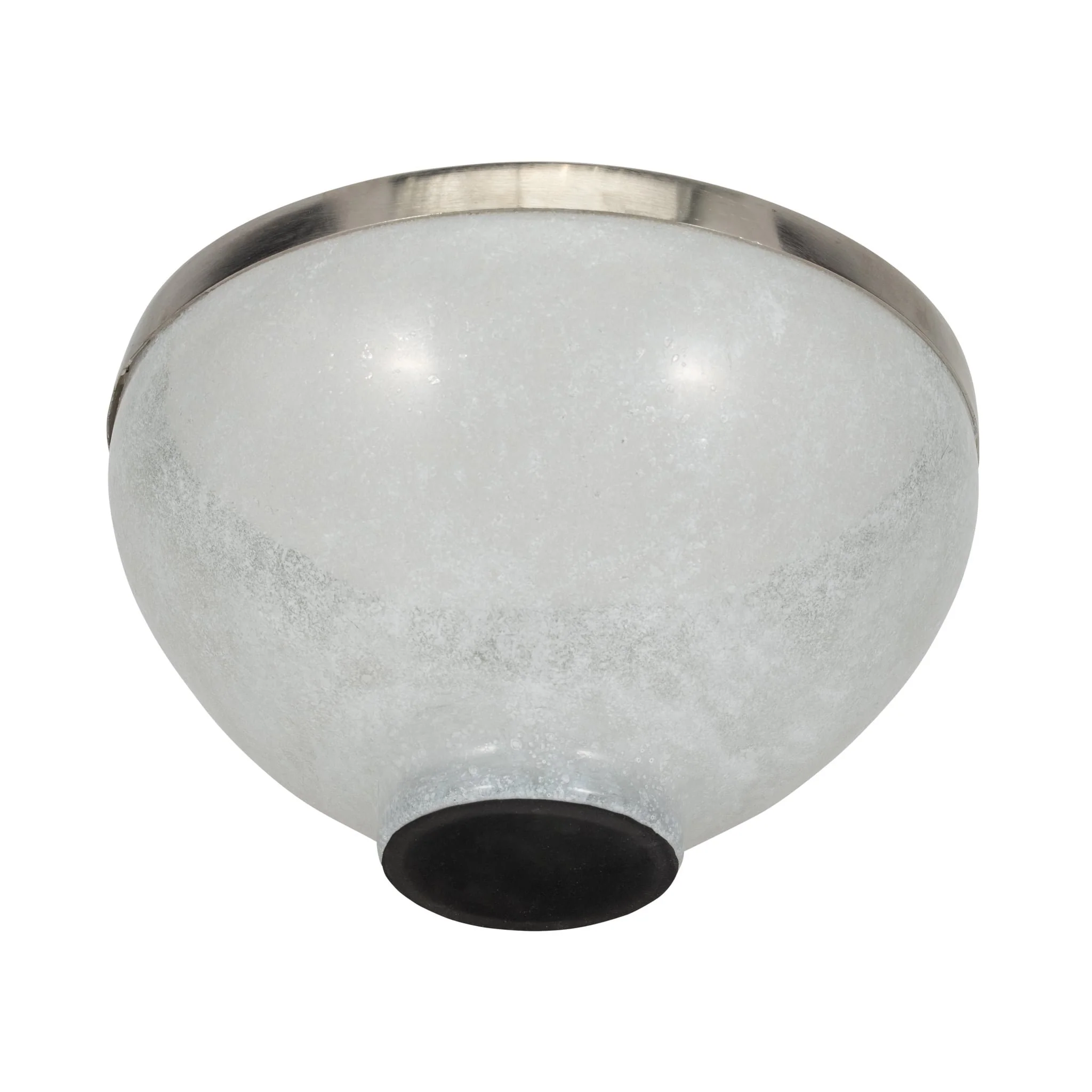 Glass,10",bowl W/ring Deco,white - Image 6