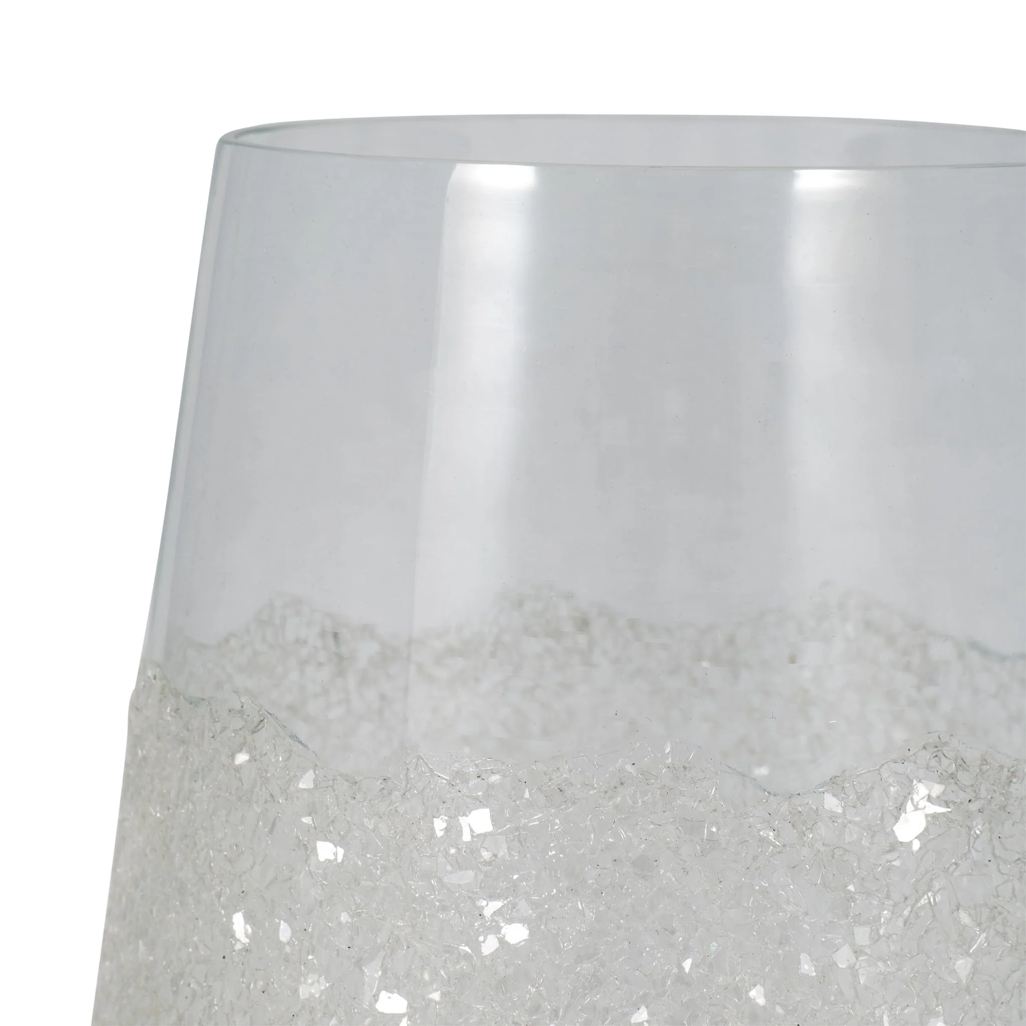 Glass, 10" Sugar Vase, Clear - Image 4