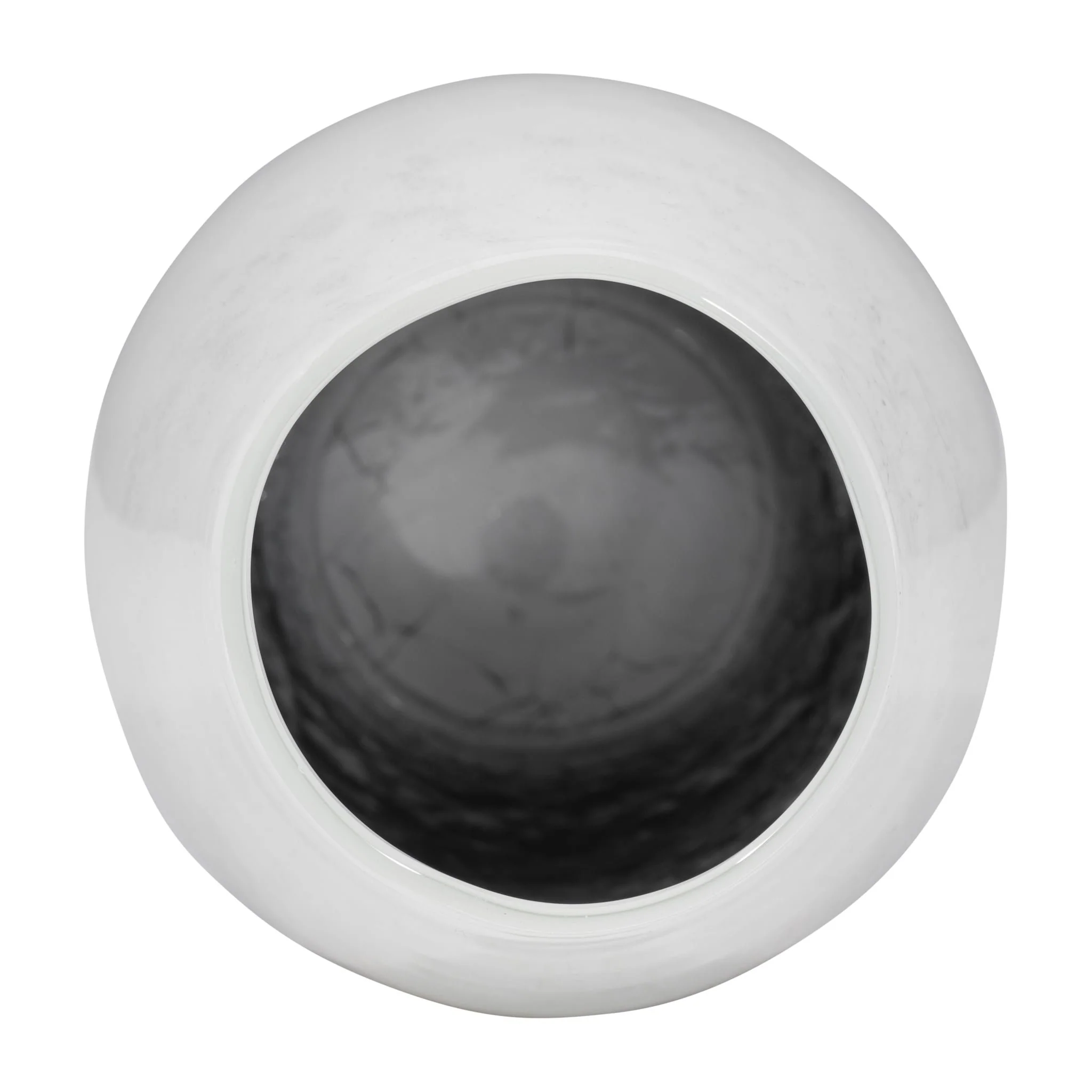 Glass, 11" Crackle Vase, Multi - Image 5