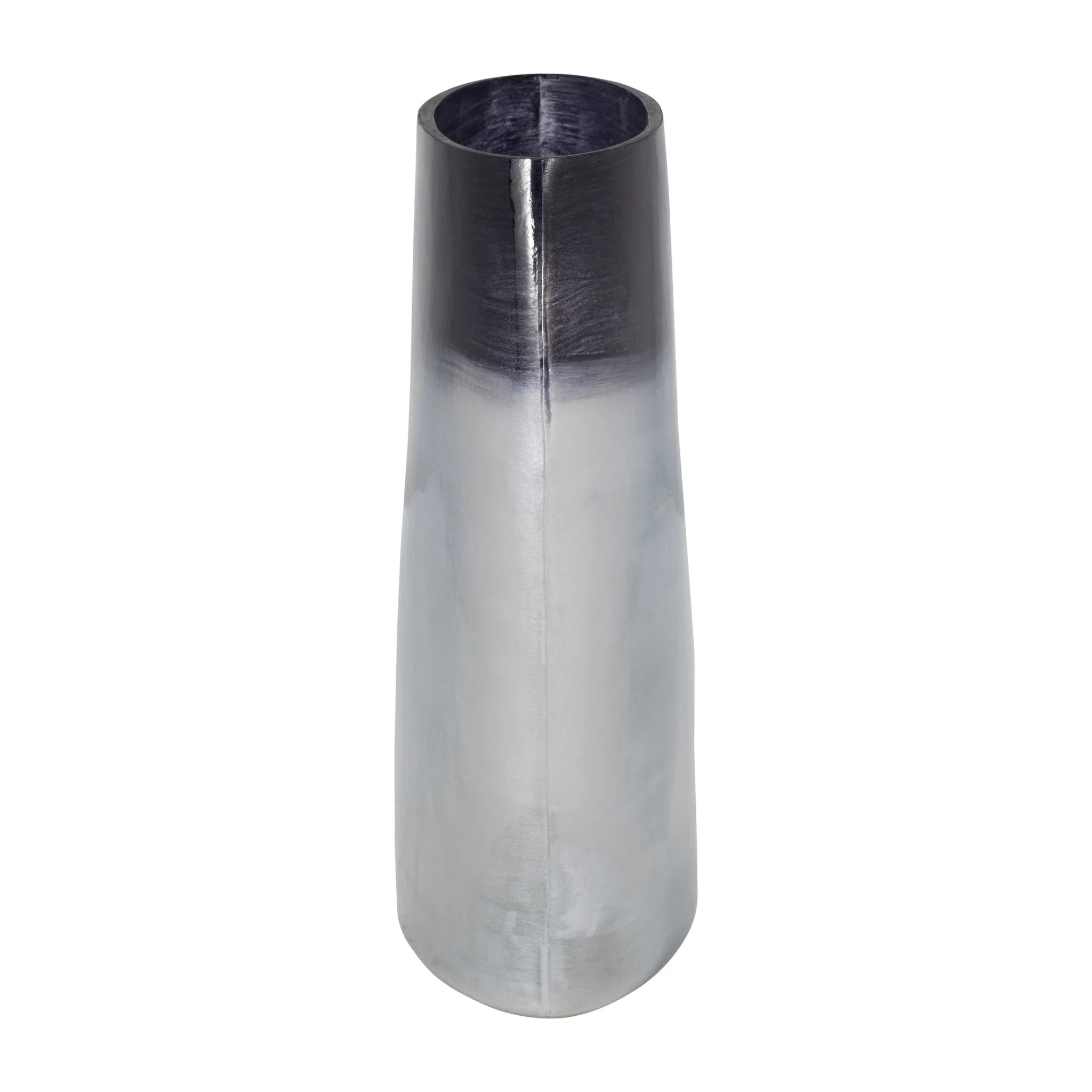 Glass, 11" Ombre Vase, Blue - Image 3