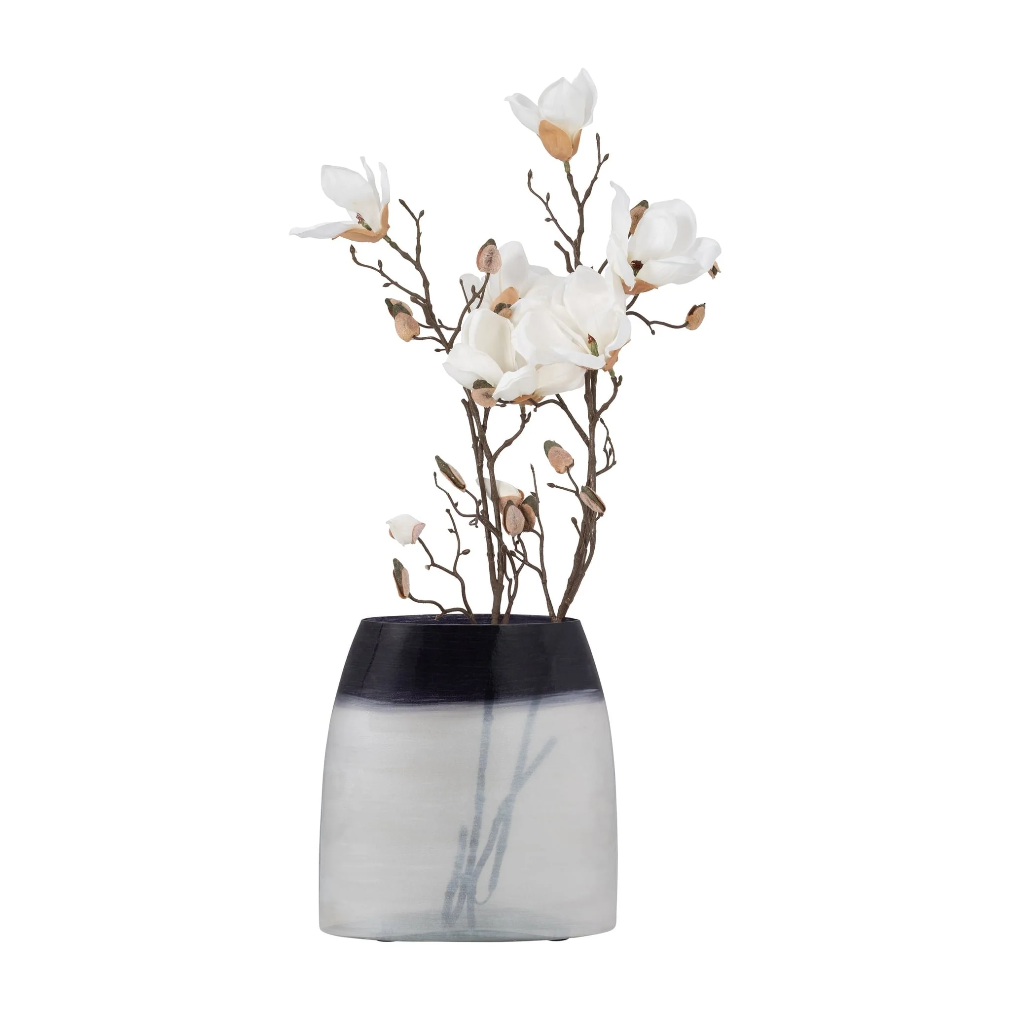 Glass, 11" Ombre Vase, Blue - Image 4