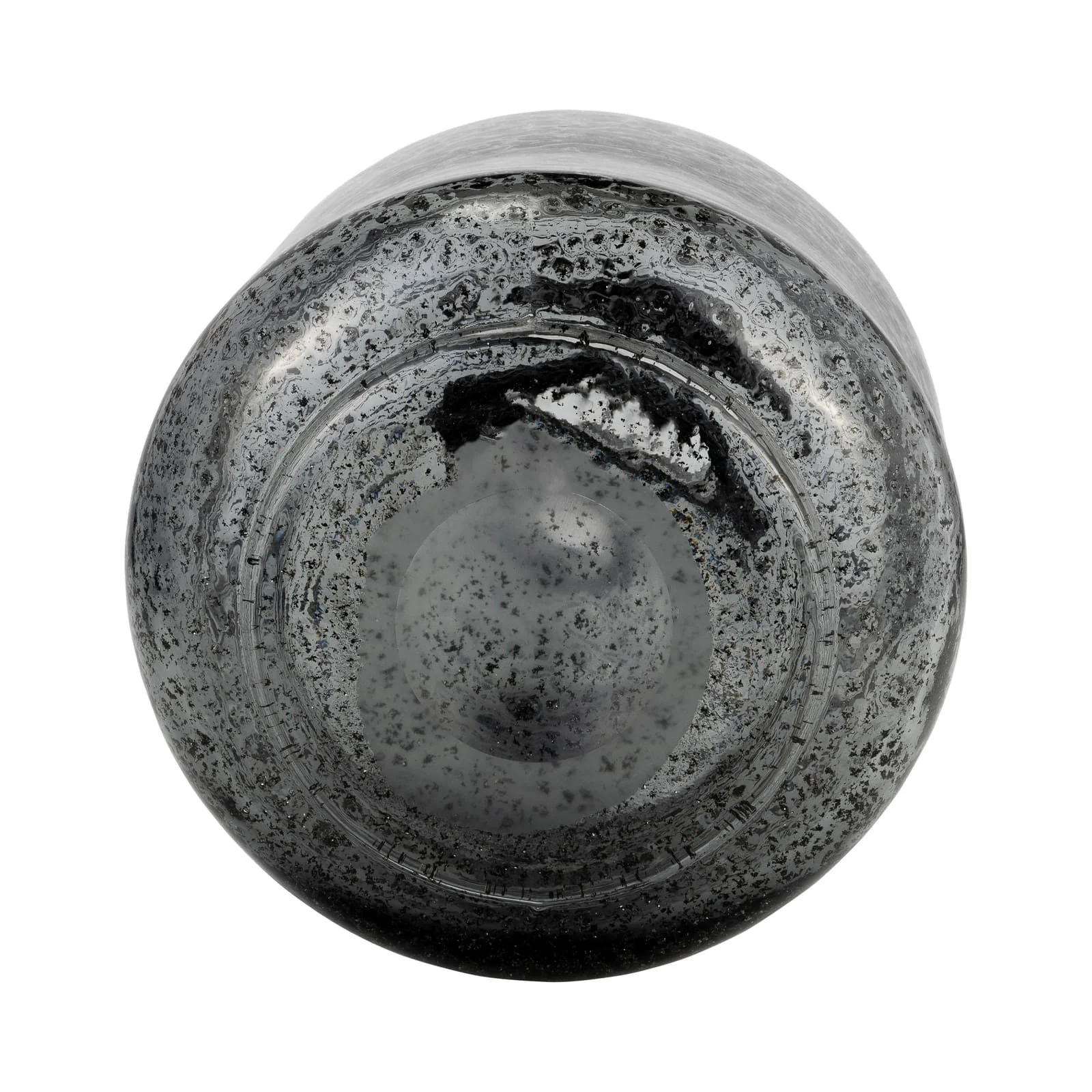 Glass, 11h" Irregular Shape Vase, Smoke - Image 7