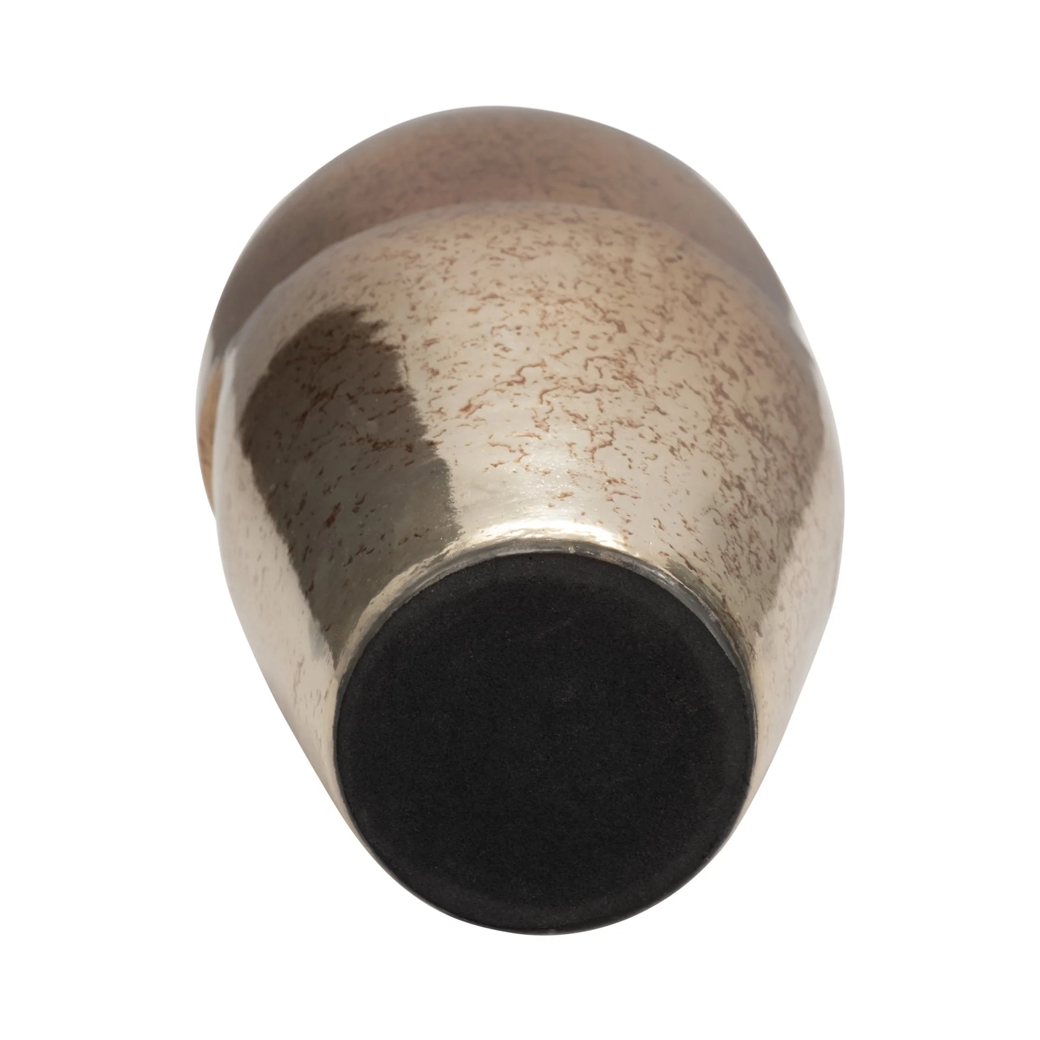Glass, 12" Abstract Vase, Bronze - Image 7
