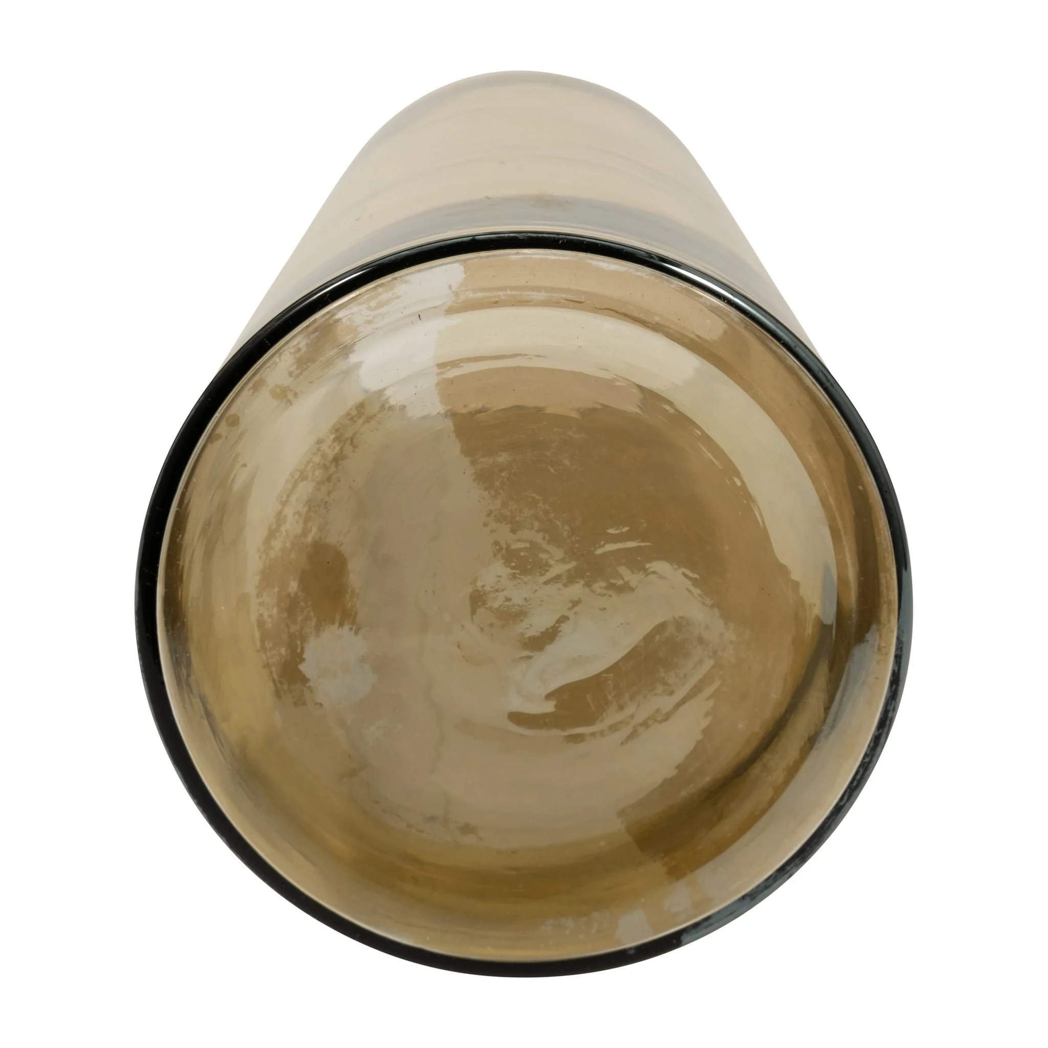 Glass, 12" Luster Vase, Gold - Image 6