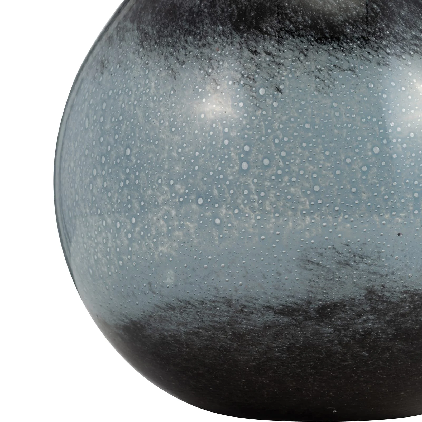 Glass, 12" Vase Blue Ombre - Image 4