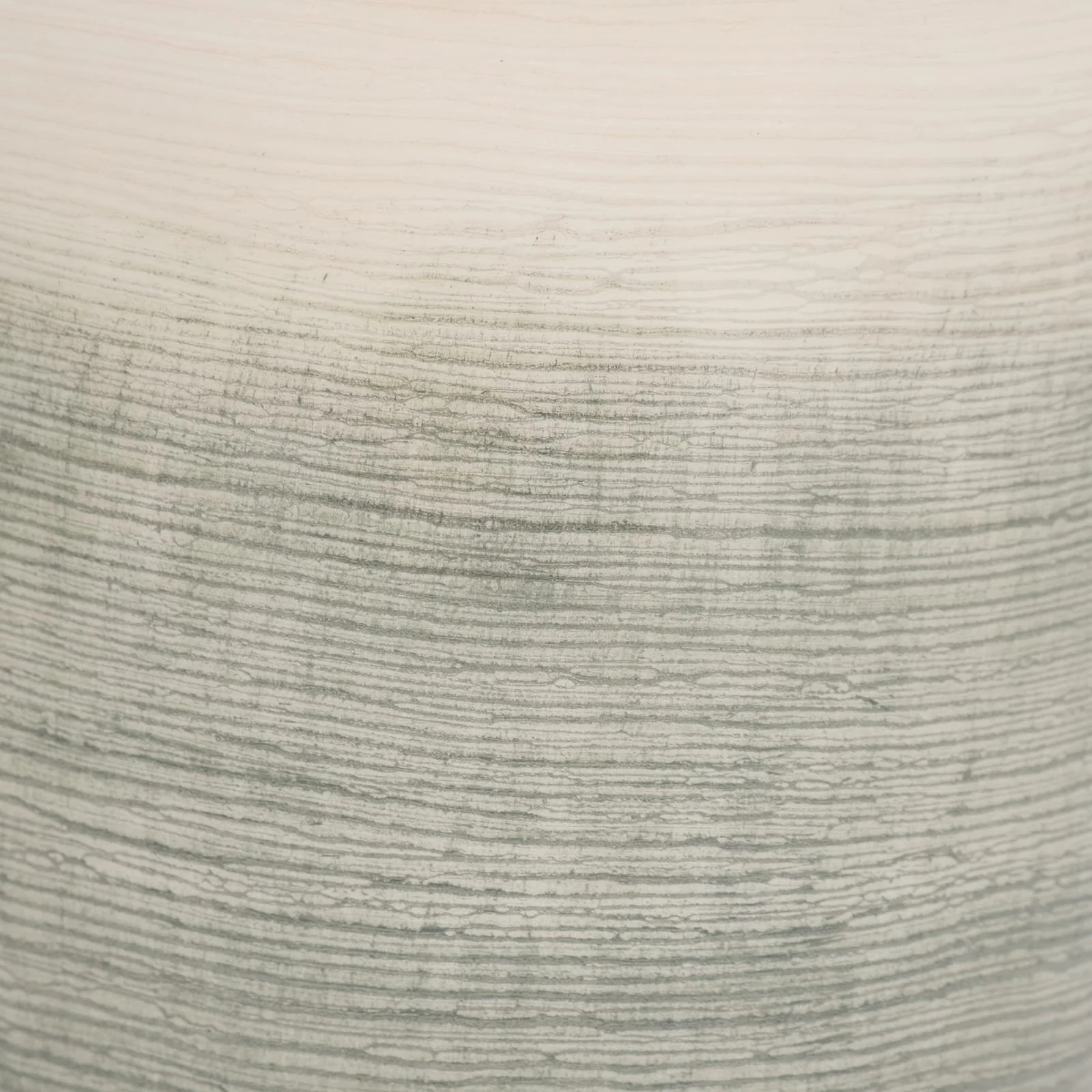 Glass, 12" Vase On Marble Base, Sage/ivory Kd - Image 5