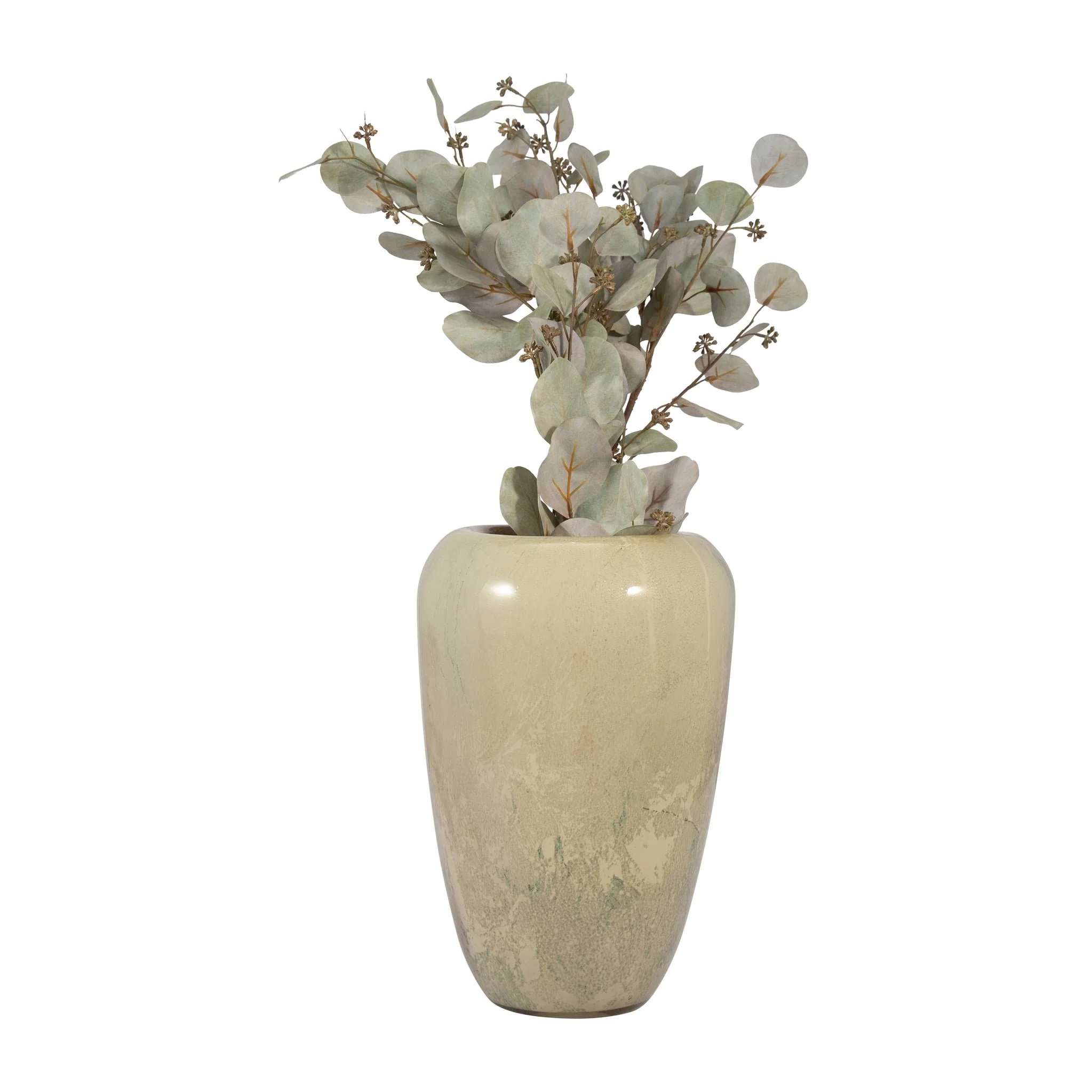 Glass, 13" 2-tone Vase, Nude - Image 4