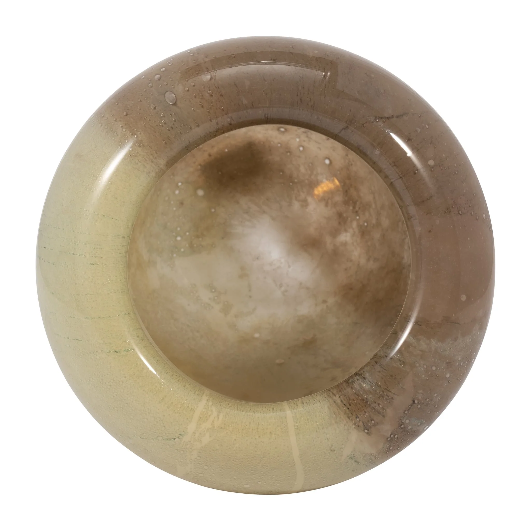 Glass, 13" 2-tone Vase, Nude - Image 6