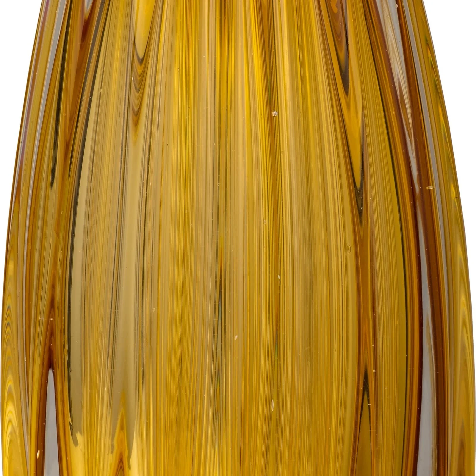 Glass, 15" Paperweight Amber - Image 3