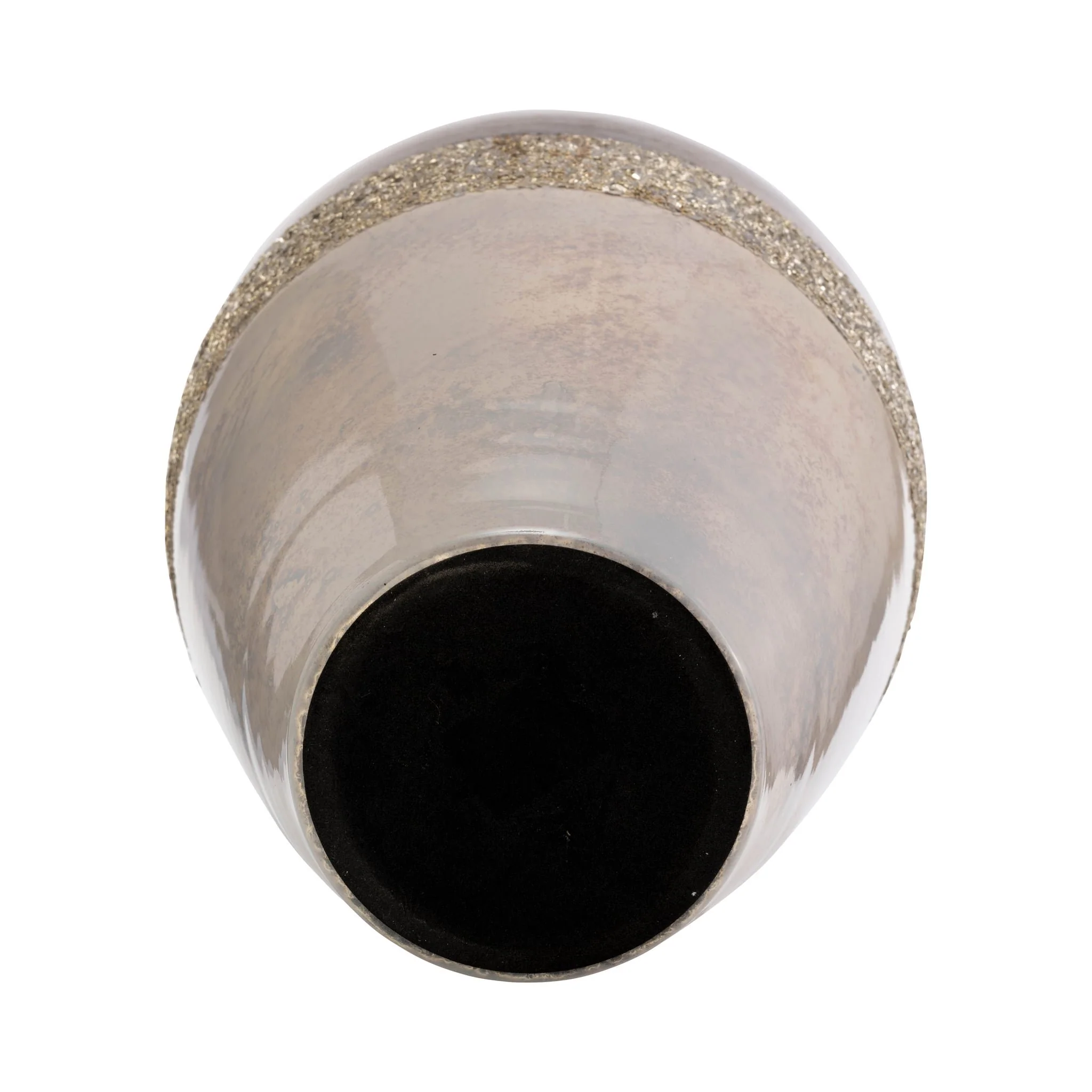 Glass, 17" Metallic Vase, Champagne - Image 5