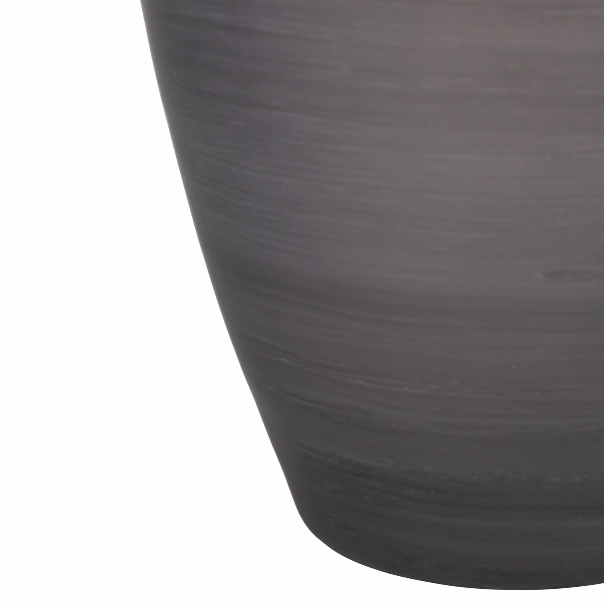 Glass, 17" Vase W/ Resin Topper, Gray - Image 4