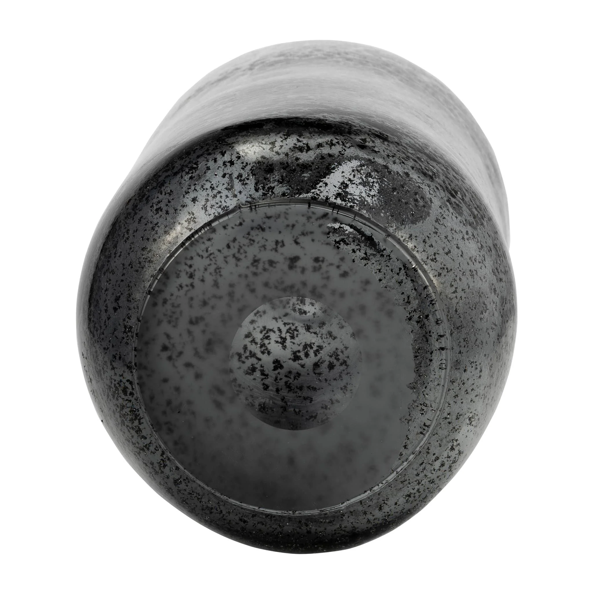 Glass, 17h" Irregular Shape Vase, Smoke - Image 8