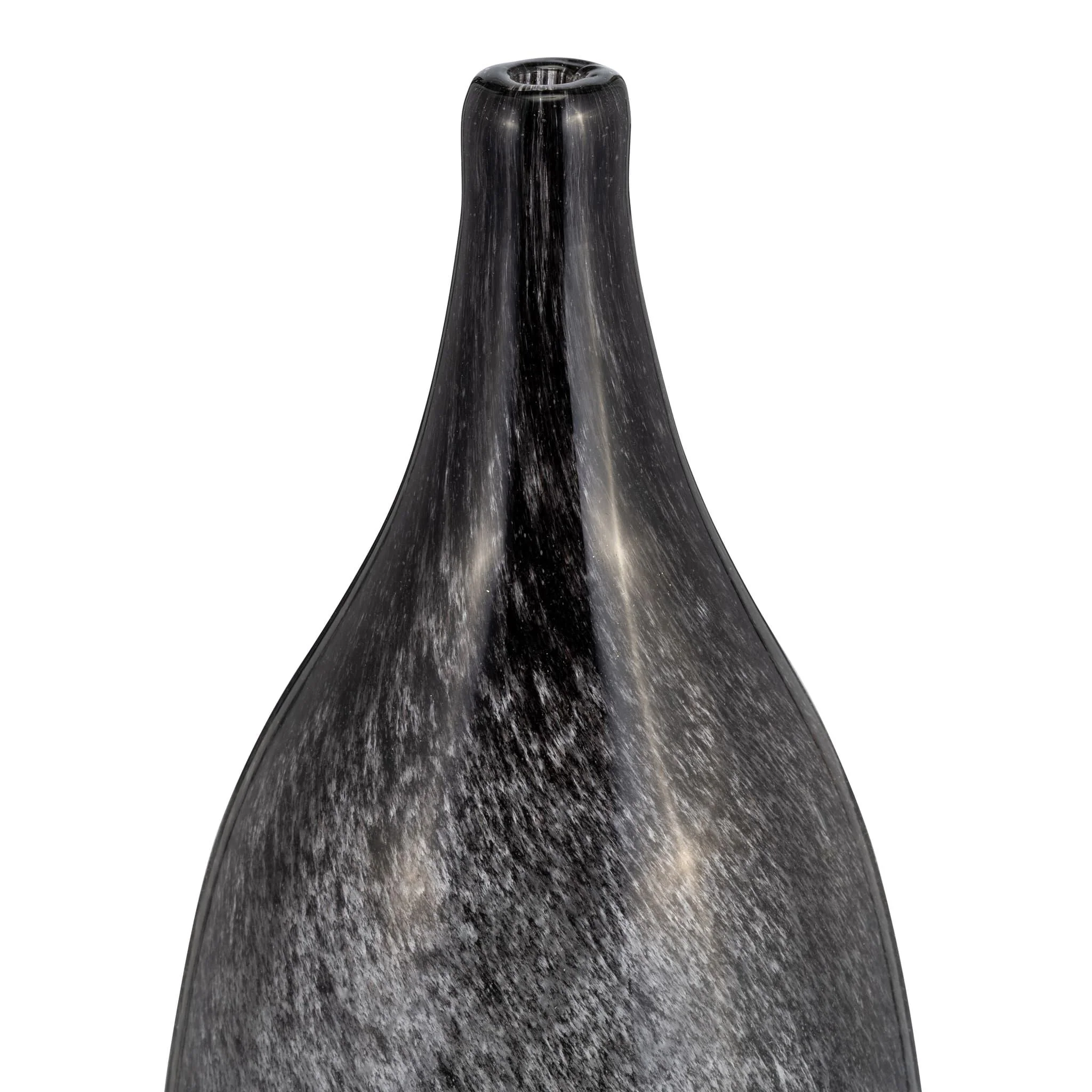 Glass, 18" Vase Blue Ombre - Image 3
