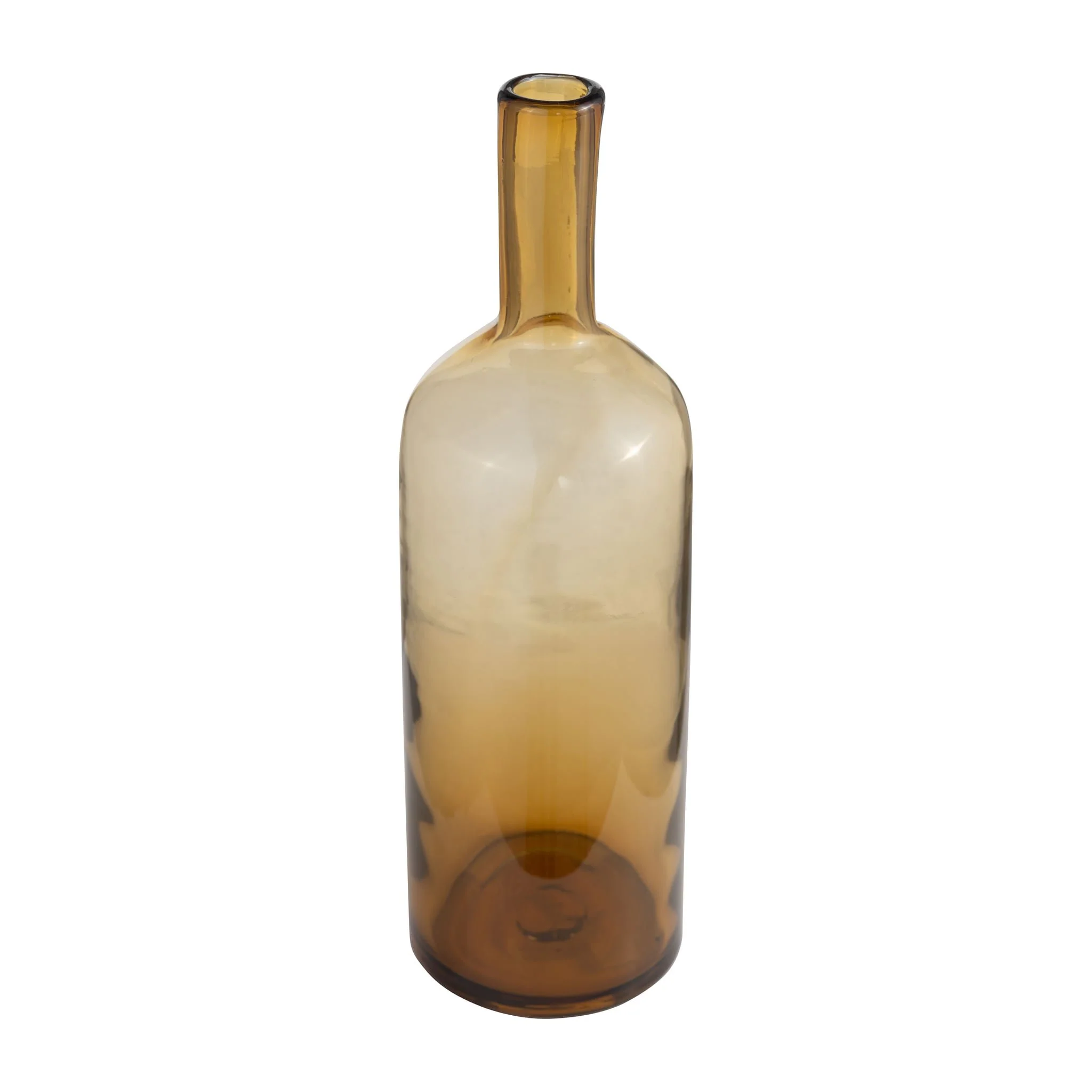 Glass, 20" Bottle W/ Stopper Amber - Image 3