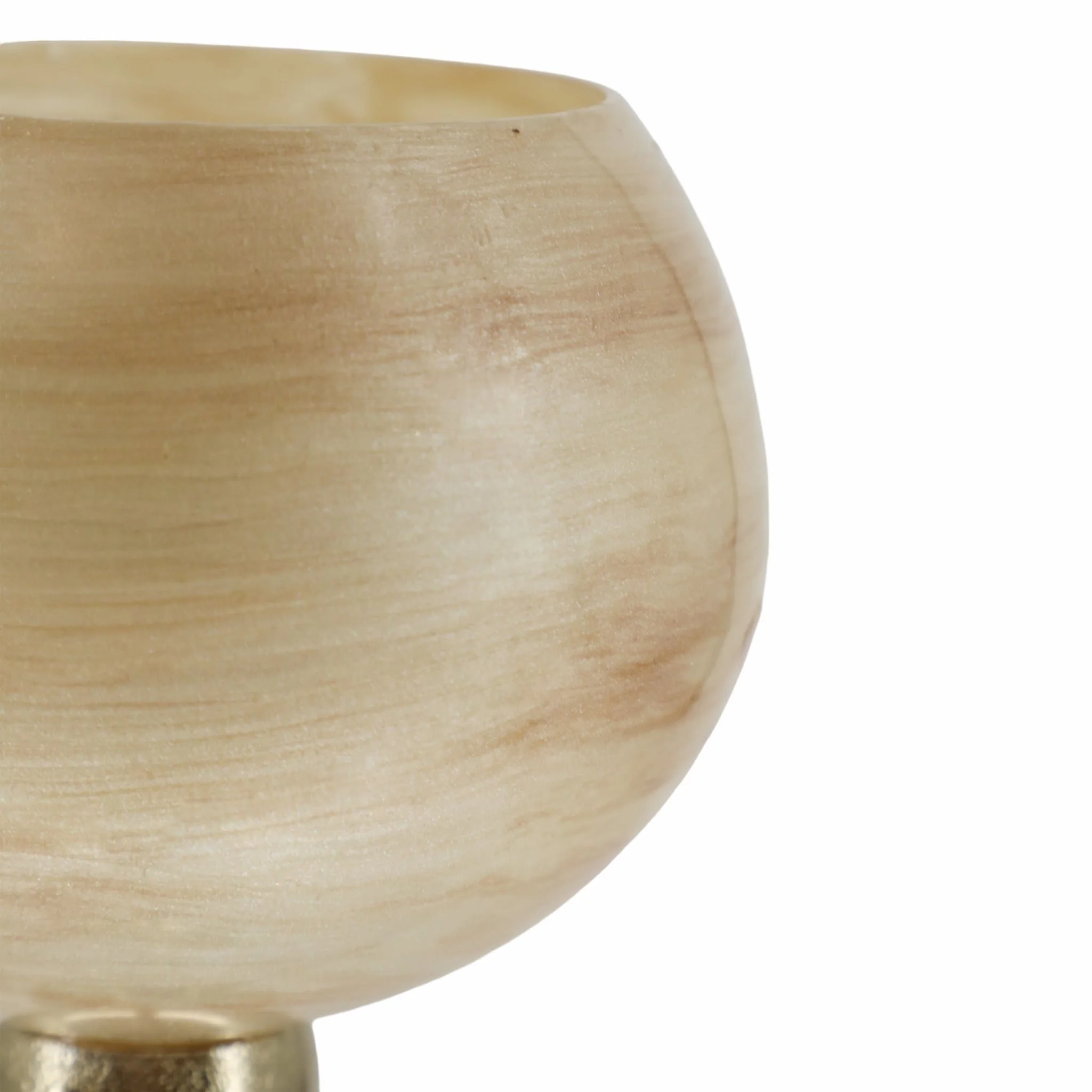 Glass 20" Goblet Votive Holder, Opal - Image 5