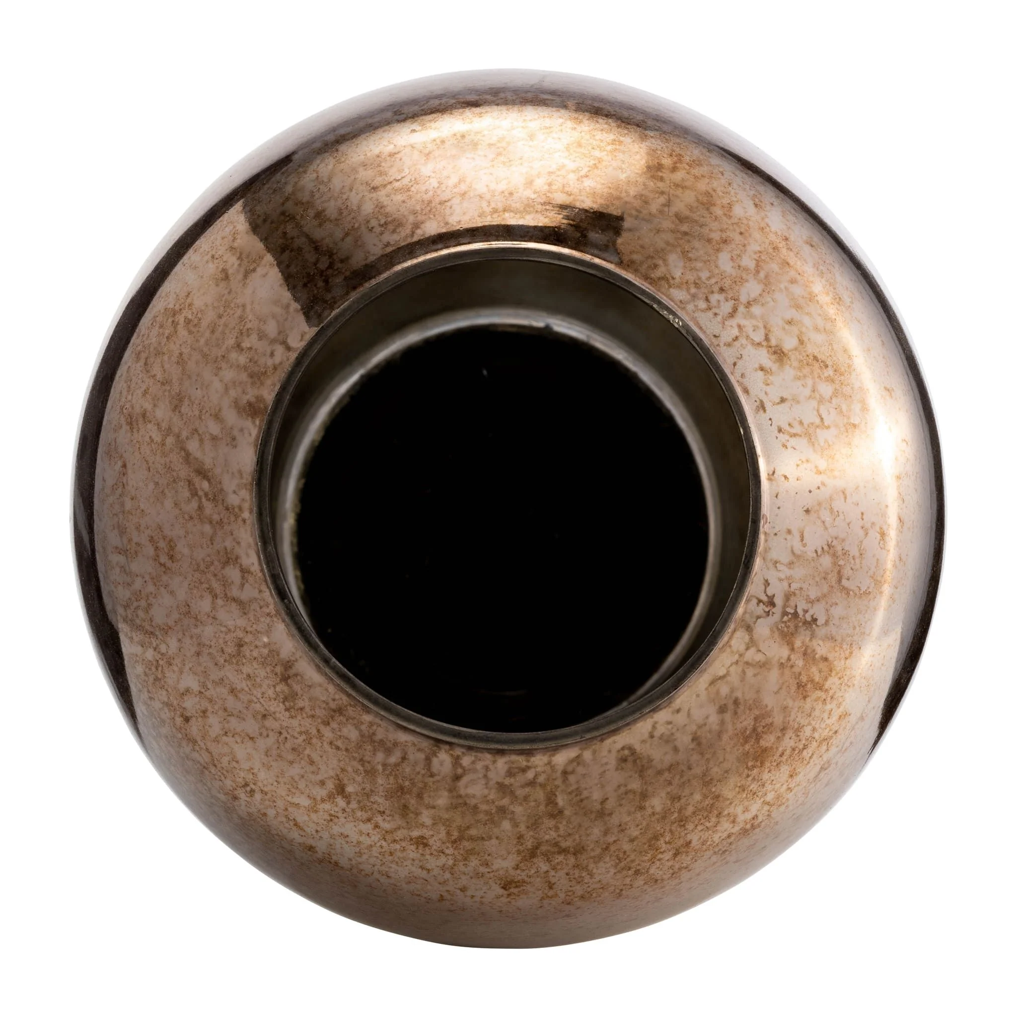 Glass, 20" Metallic Vase, Champagne - Image 4