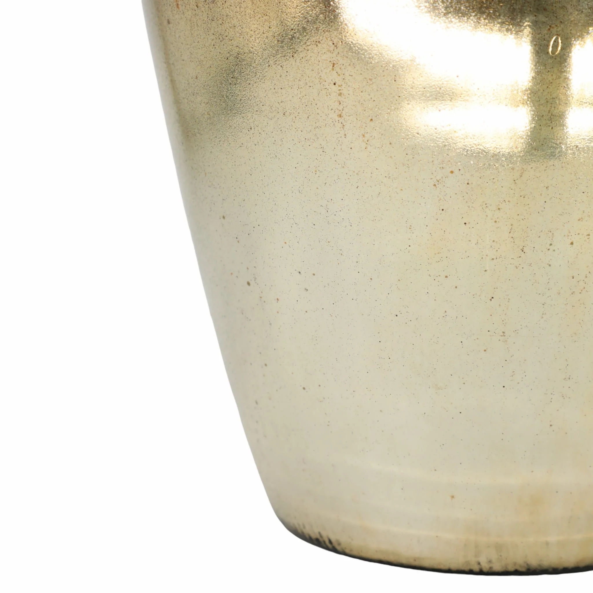 Glass, 20" Temple Vase W/ Resin Topper, Copper - Image 4
