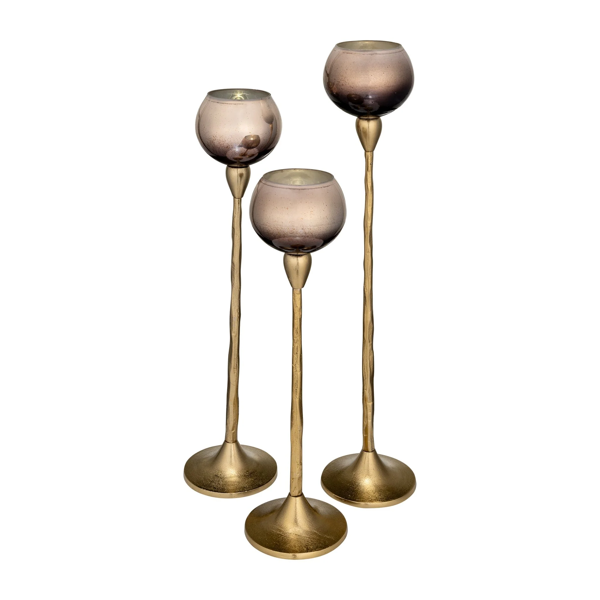 Glass, 21"h Tealight Holder, Champagne - Image 5