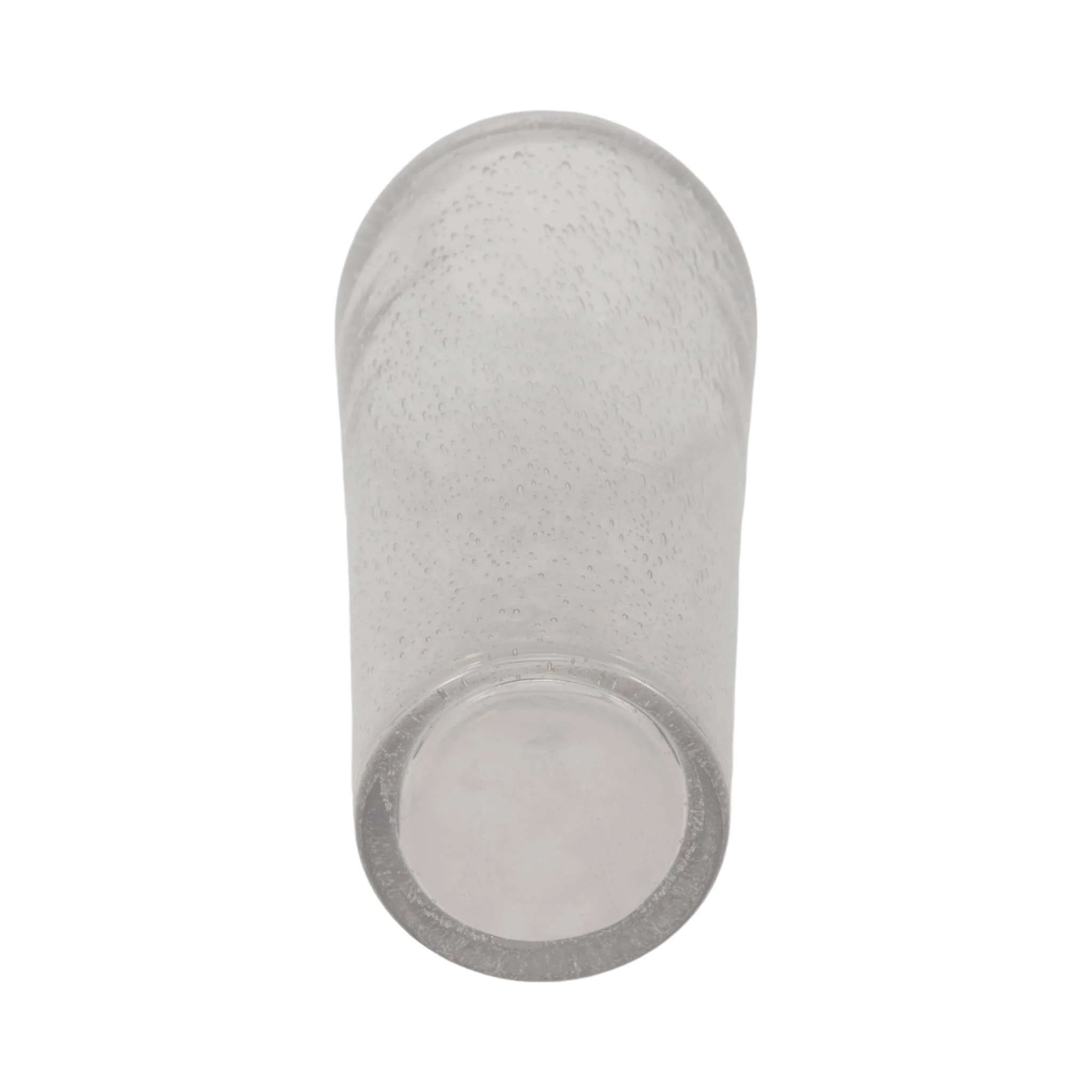 Glass, 23" Floor Vase Bubble Clear - Image 7