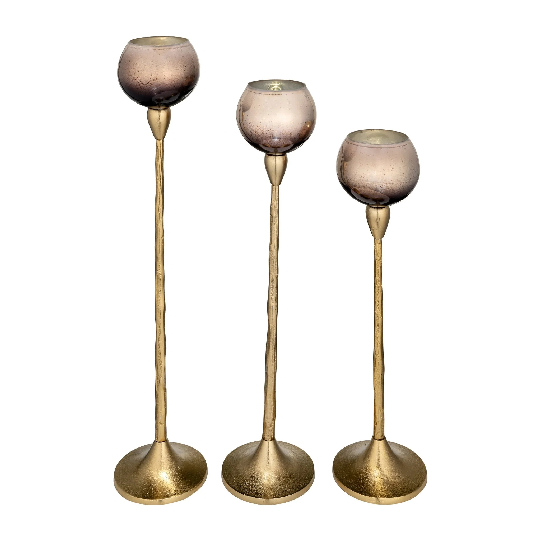 Glass, 24"h Tealight Holder, Champagne - Image 4
