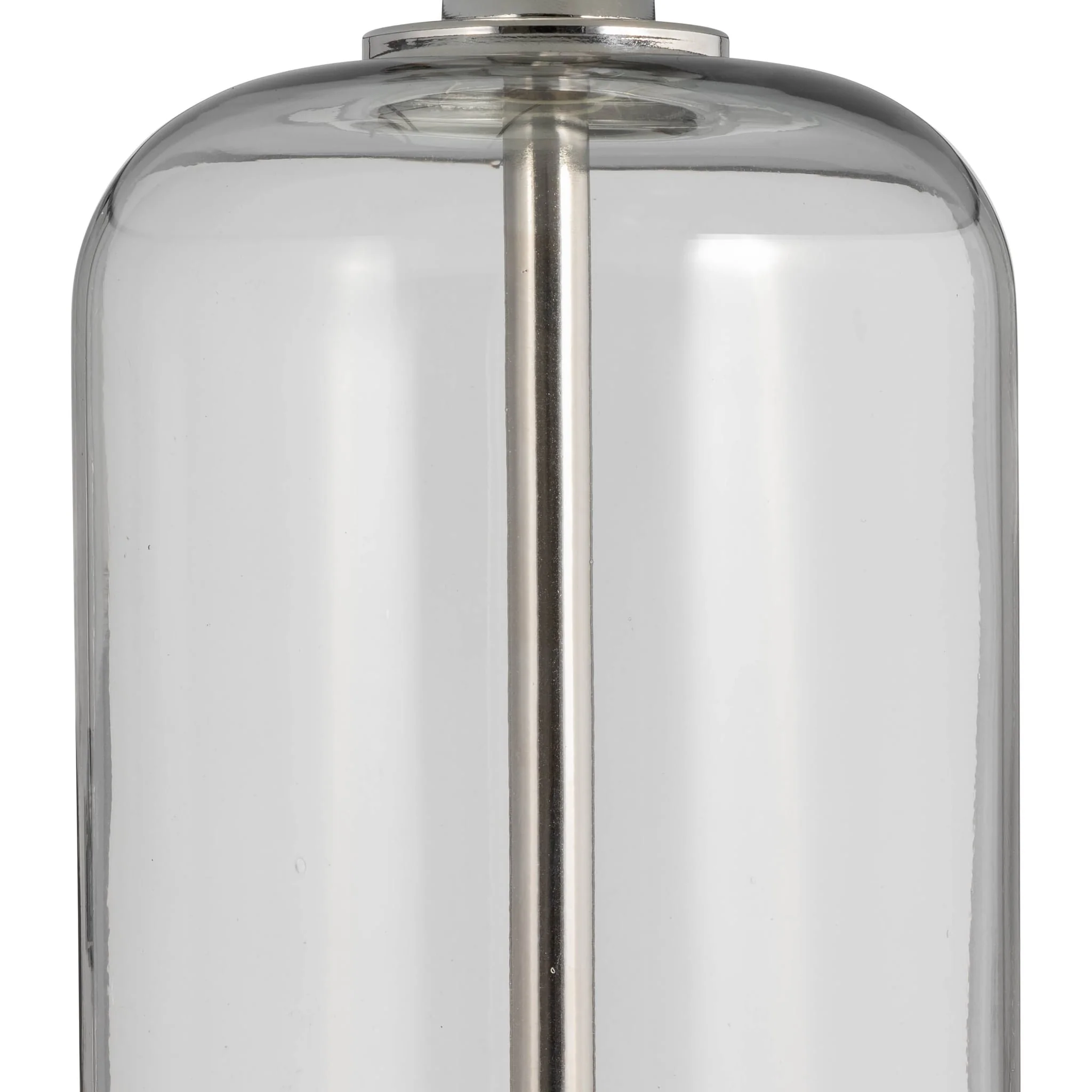 Glass, 26" Clear Table Lamp, Smoke - Image 3