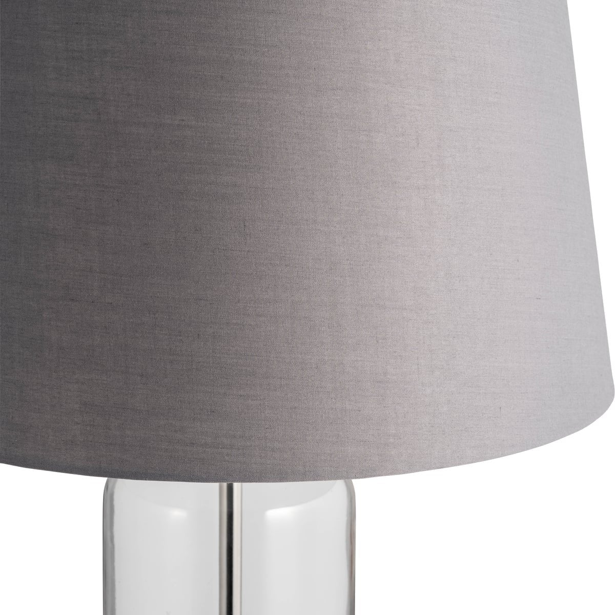 Glass, 26" Clear Table Lamp, Smoke - Image 5