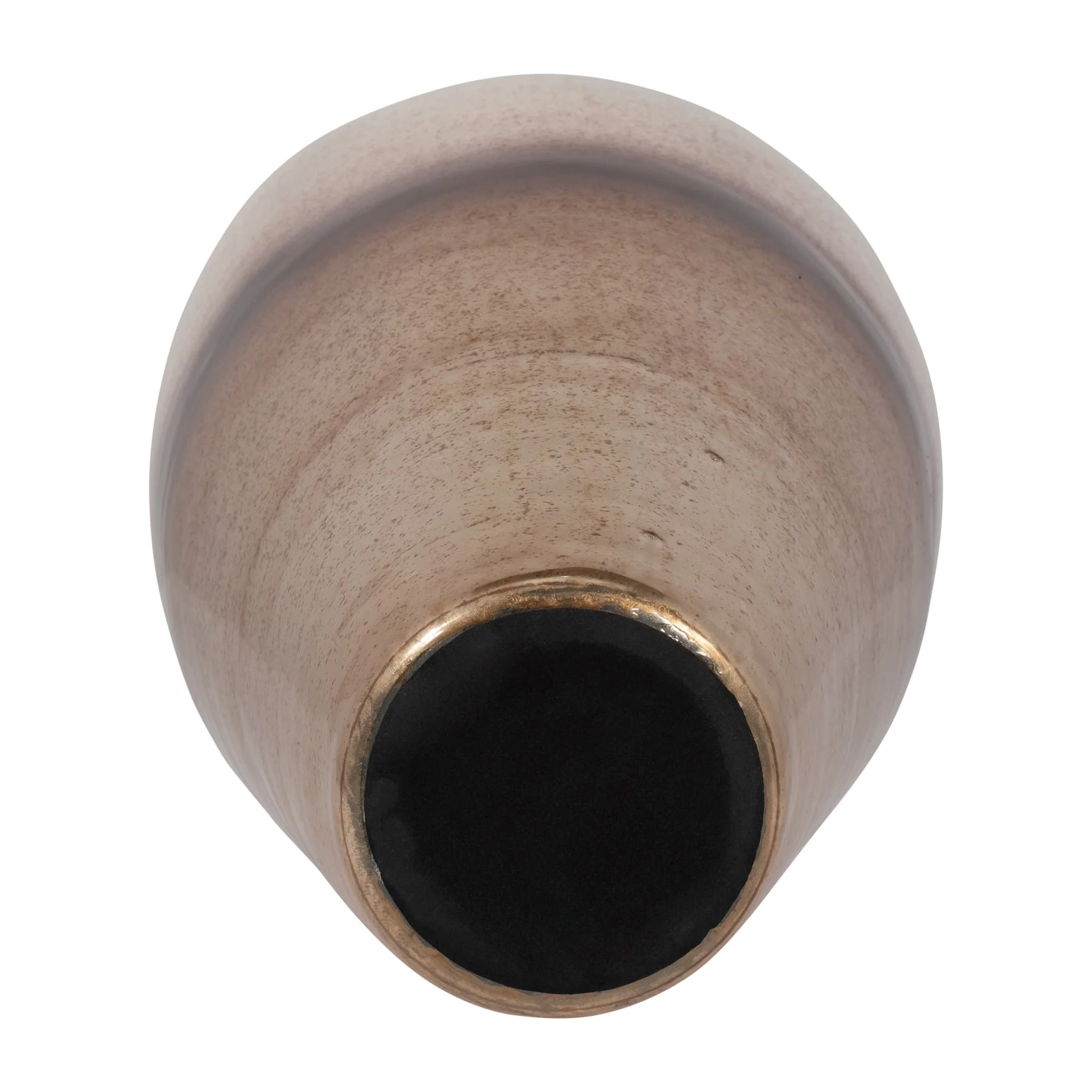 Glass, 27" Vase Metal Swirl Topper, 2-tone Bronze - Image 7