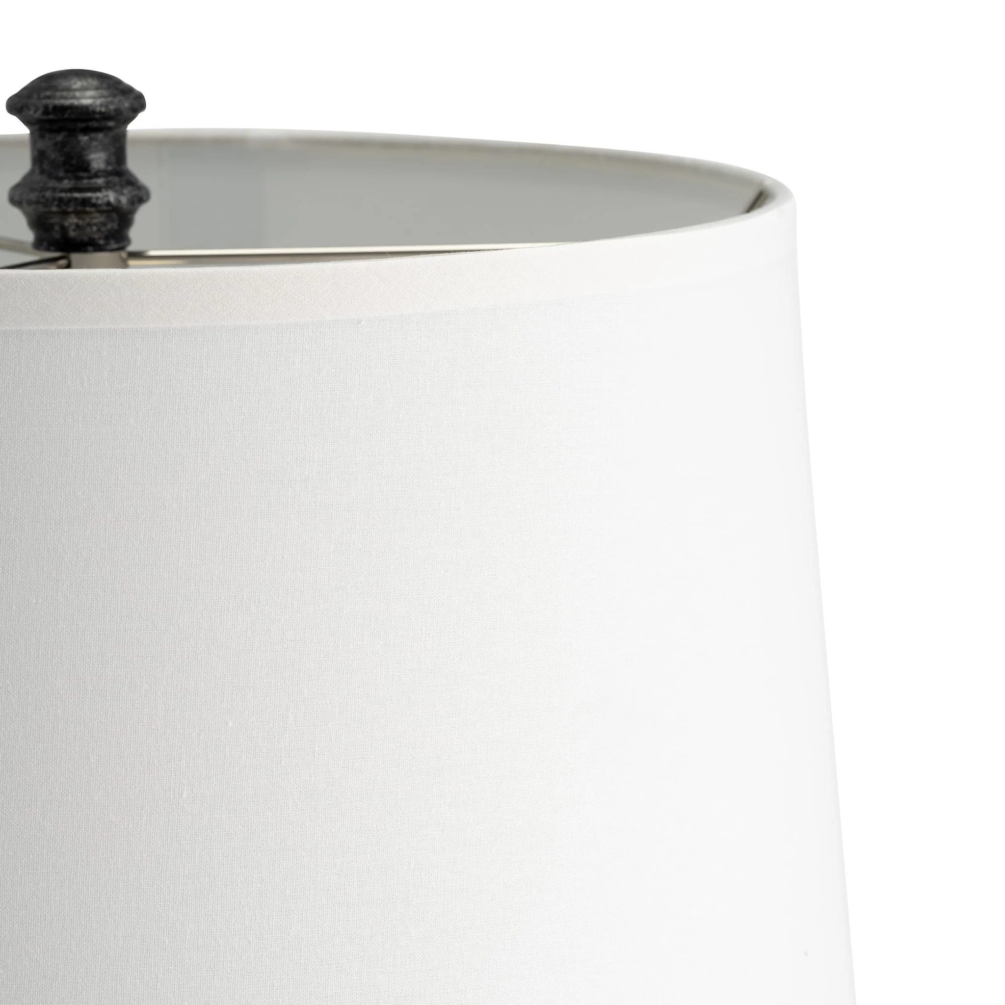 Glass, 30" Bottle Table Lamp, Clear/white - Image 6