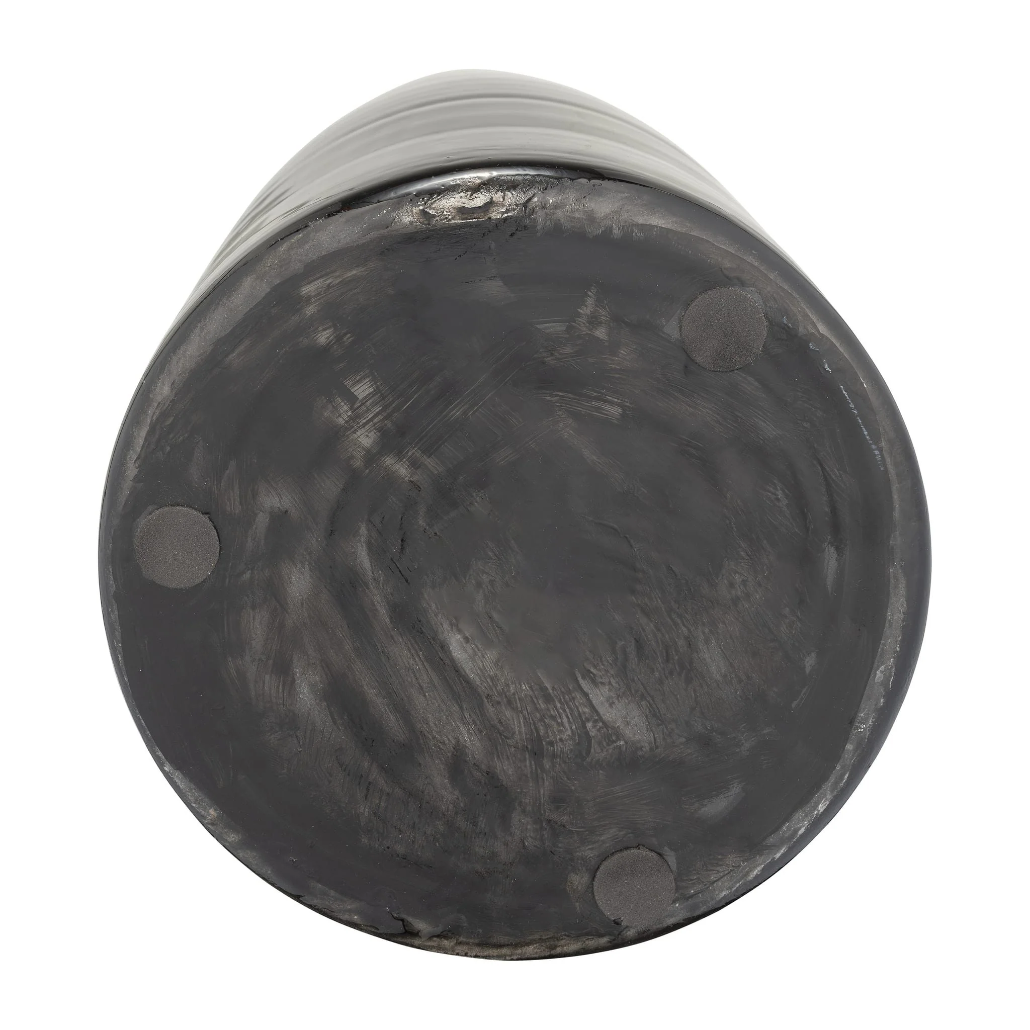 Glass, 35" 2-tone Vase, Black/gold - Image 6