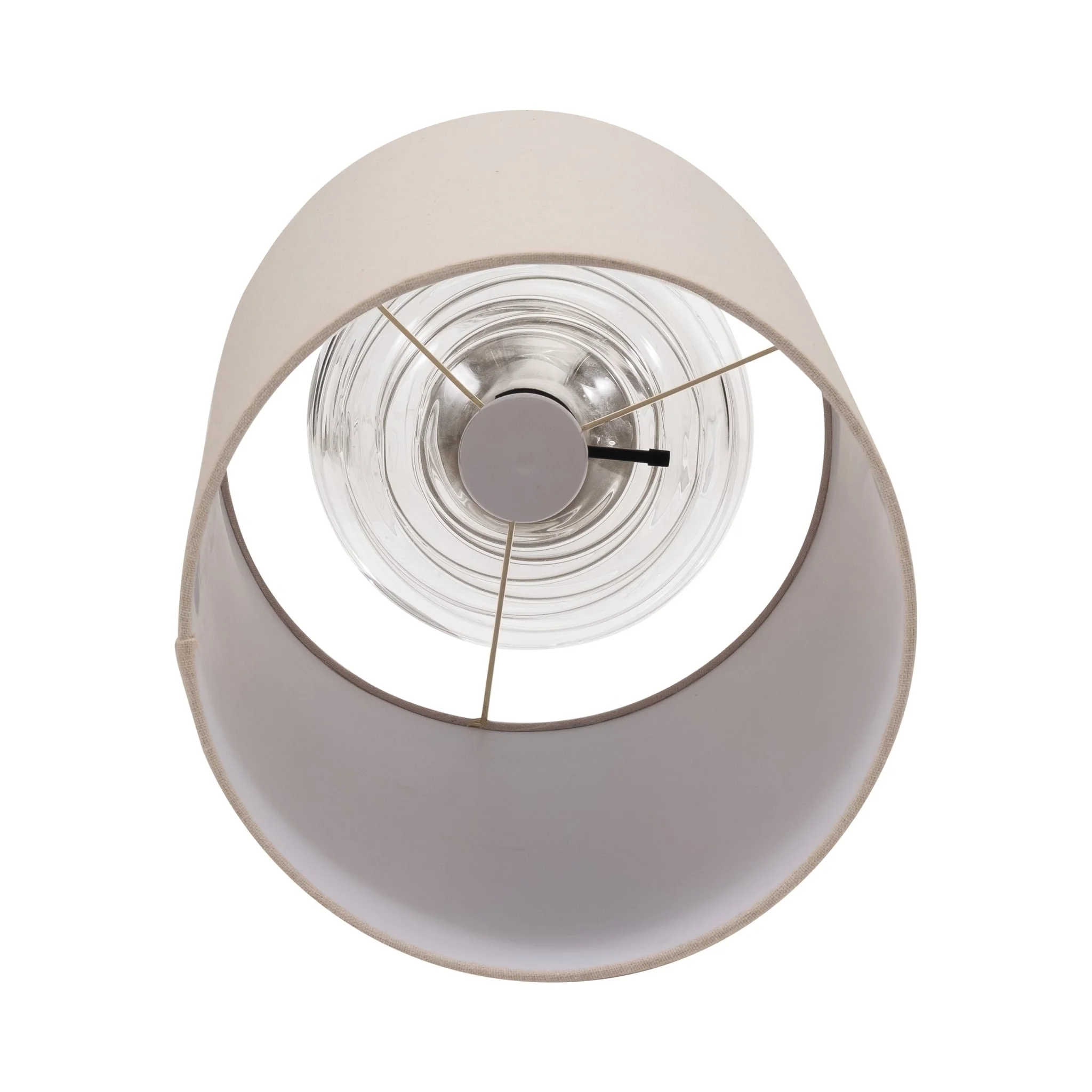 Glass 50" Bottle Table Lamp, Clear - Image 6