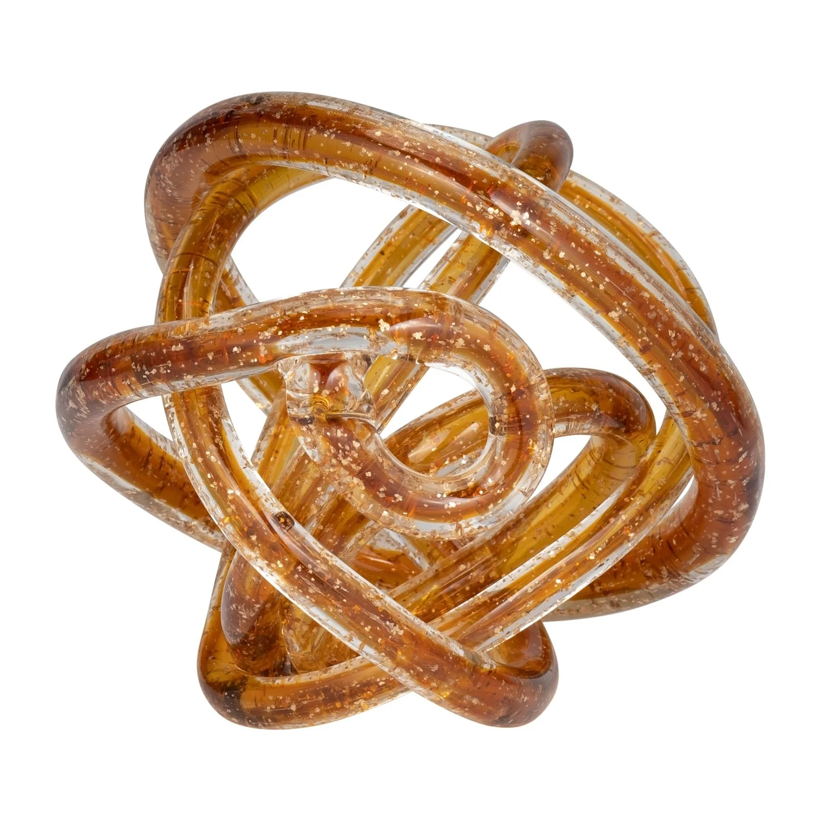 Glass, 6" Knot Amber - Image 4