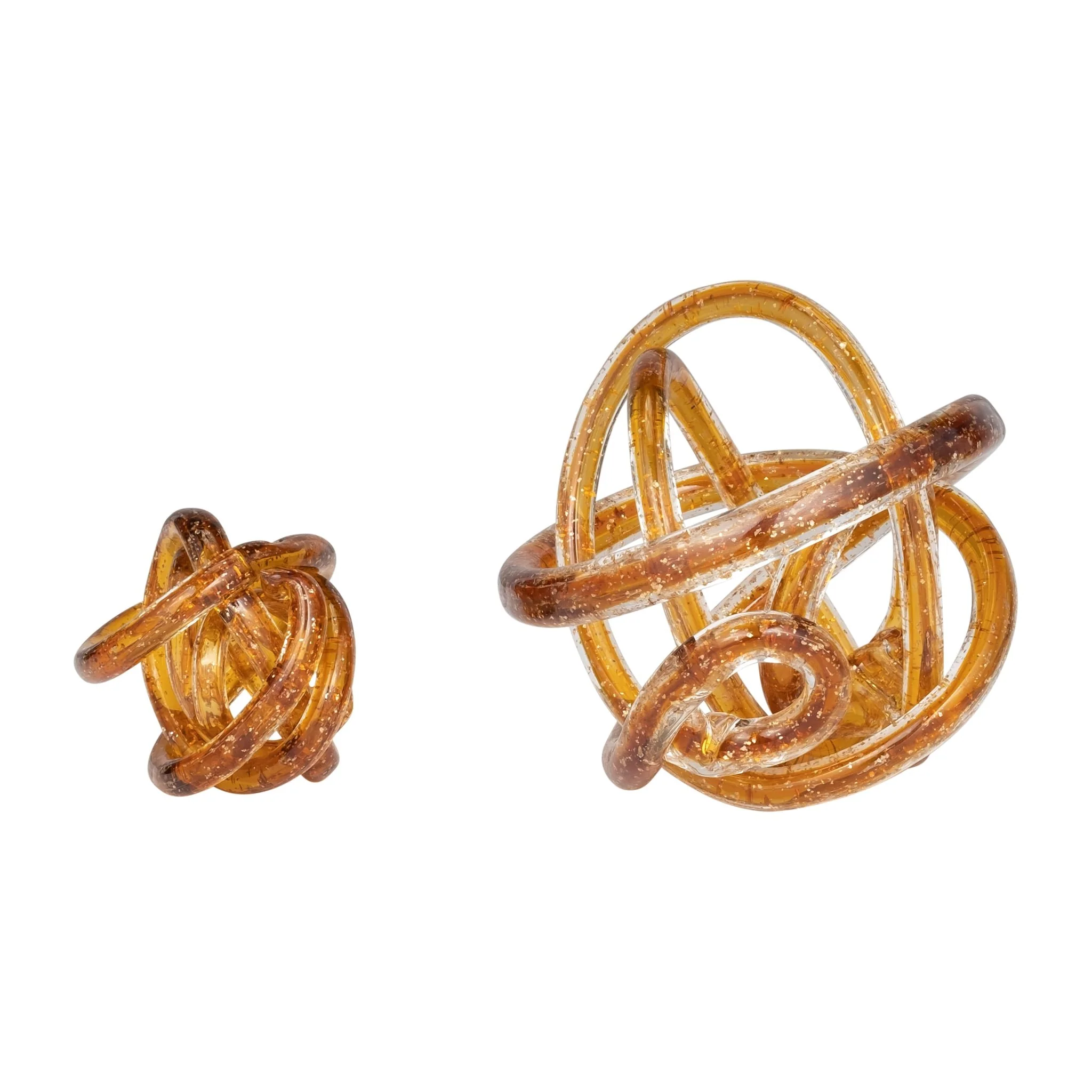 Glass, 6" Knot Amber - Image 7