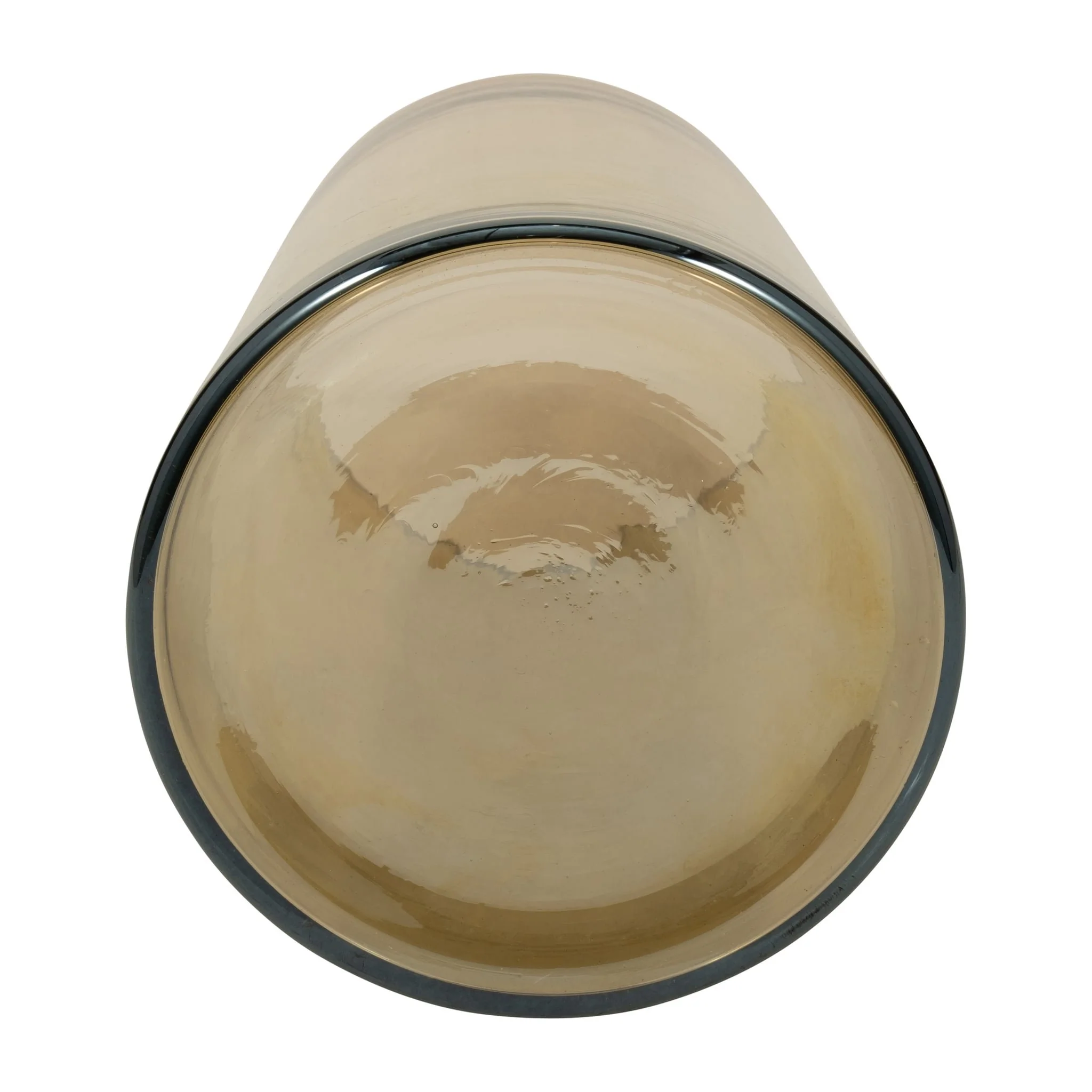Glass, 8" Luster Vase, Gold - Image 6