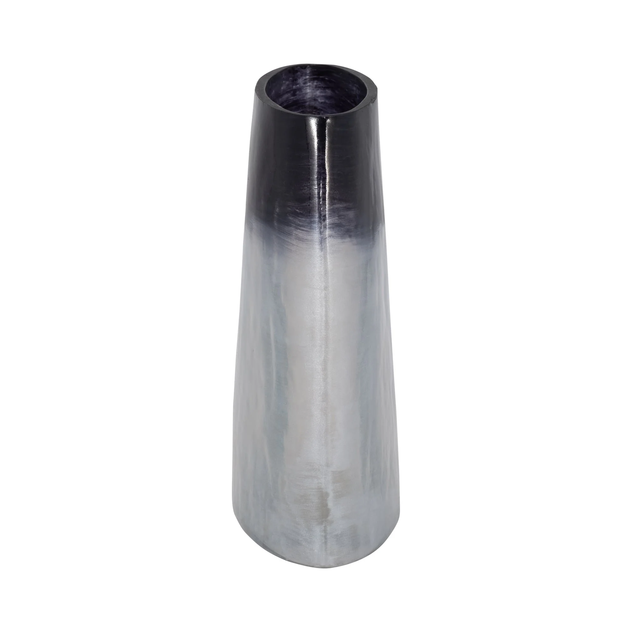 Glass, 8" Ombre Vase, Blue - Image 3