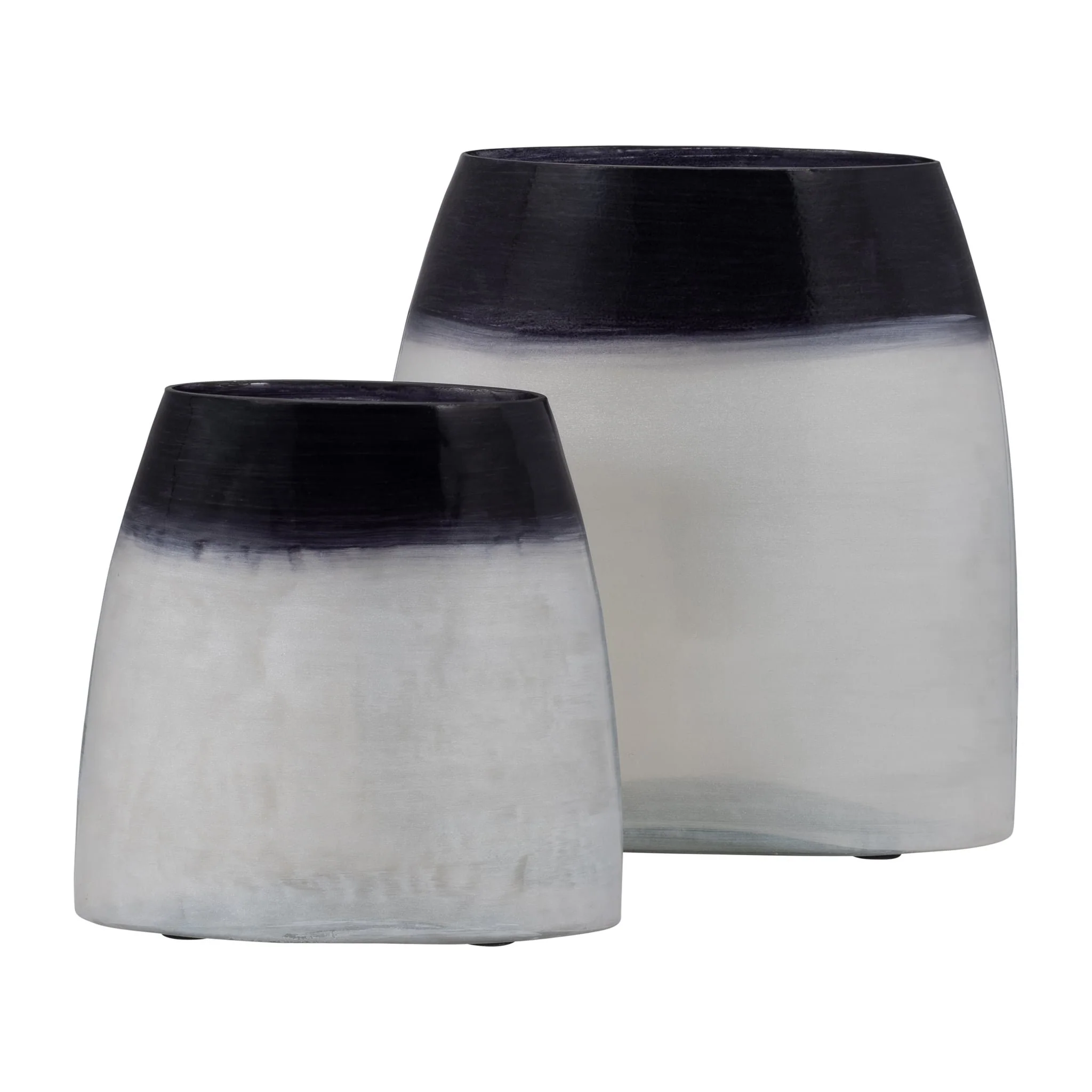 Glass, 8" Ombre Vase, Blue - Image 8
