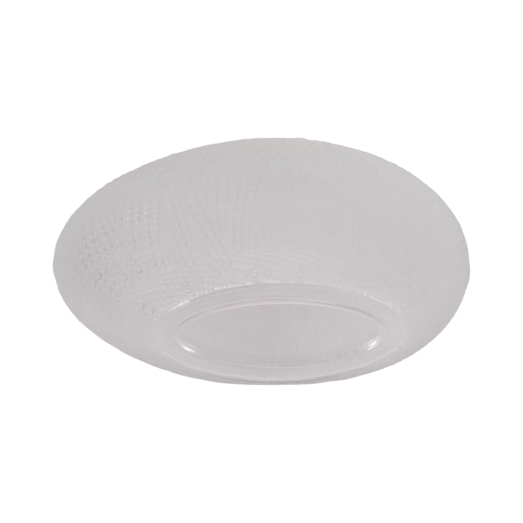 Glass 8"h Textured Vase, Frosted White - Image 7