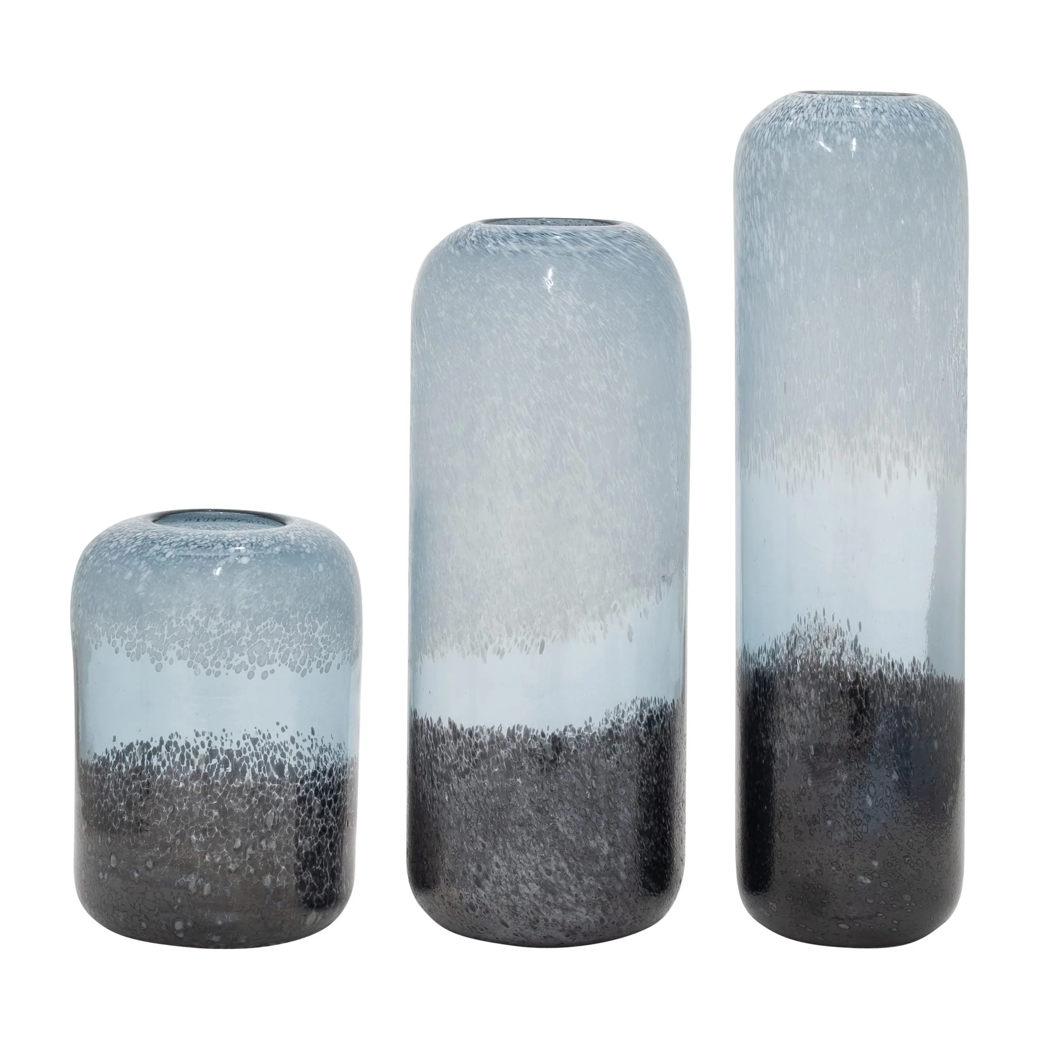 Glass, 9" Ombre Vase, Multi - Image 7