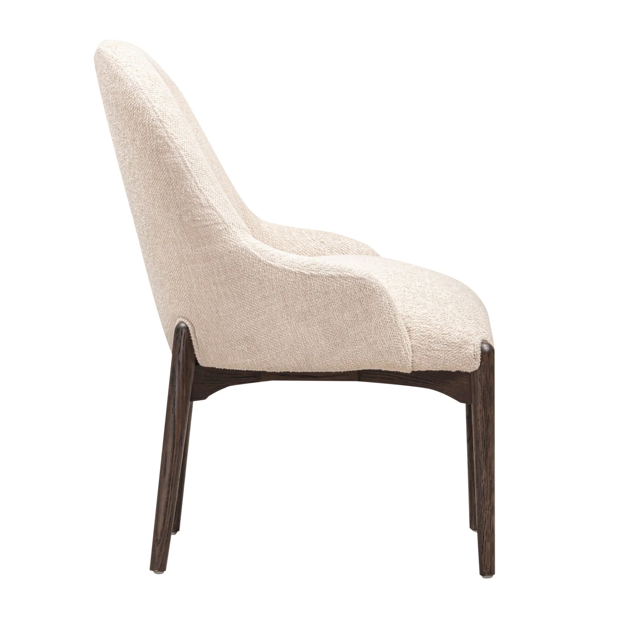 Glendale Natural Chenille Dining Chair - Image 2