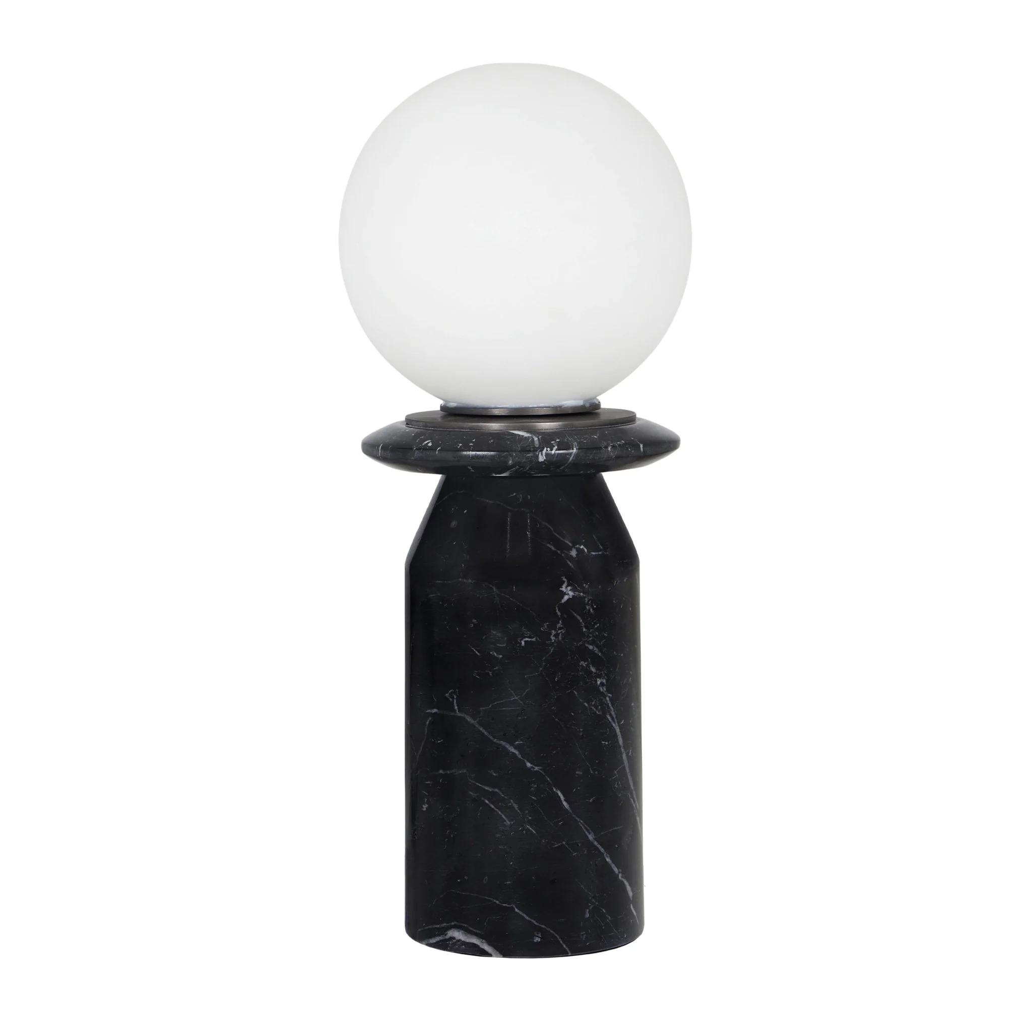 Globe Onyx Black Marble Lamp - Image 3