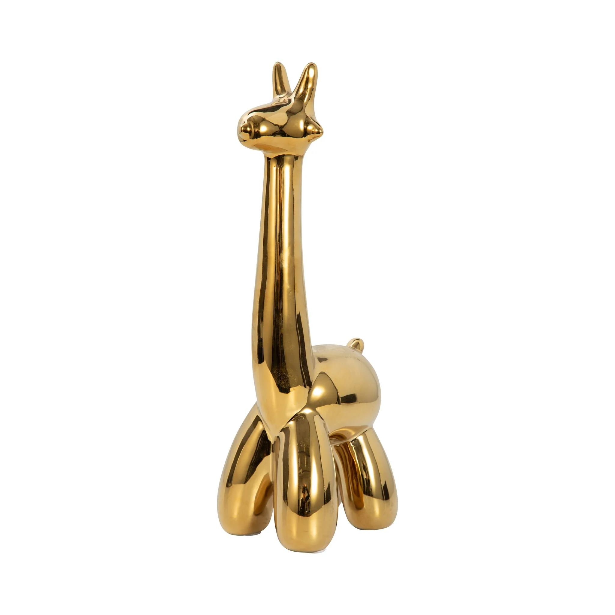 Gold Giraffe Balloon Animal - Image 2
